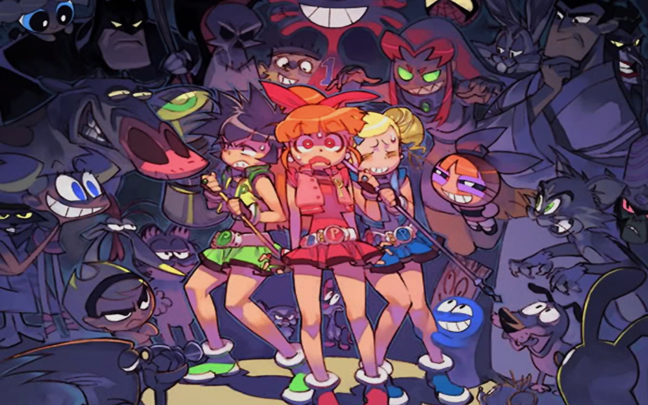 alternative art, girls, Powerpuff Girls, powerpuff, art, 720P, x, hd, alternative, HD Wallpaper