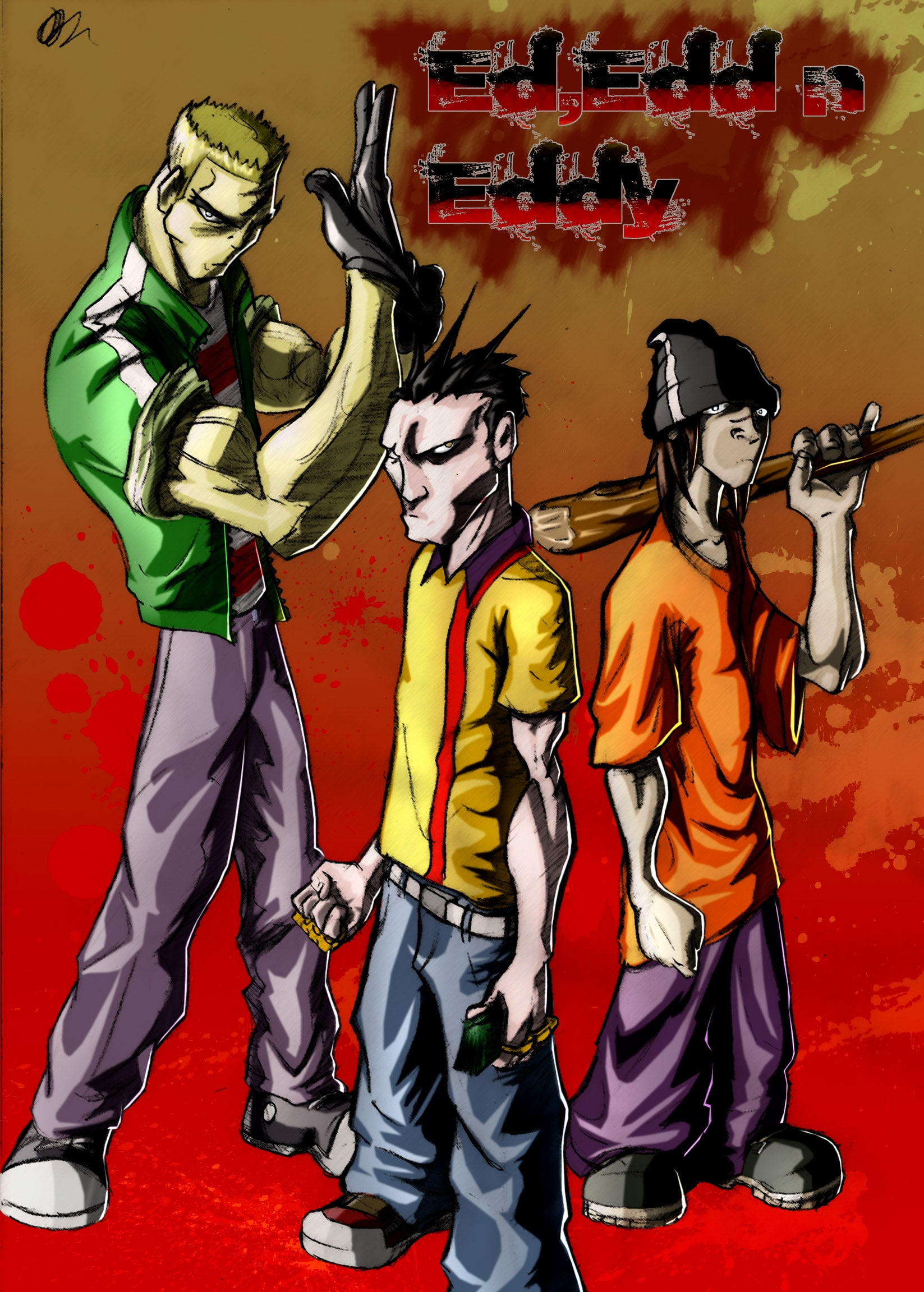 1080P, x, n, hd, edd, alternative, alternative art, ed, eddy, Ed Edd n Eddy, art, Phone HD Wallpaper