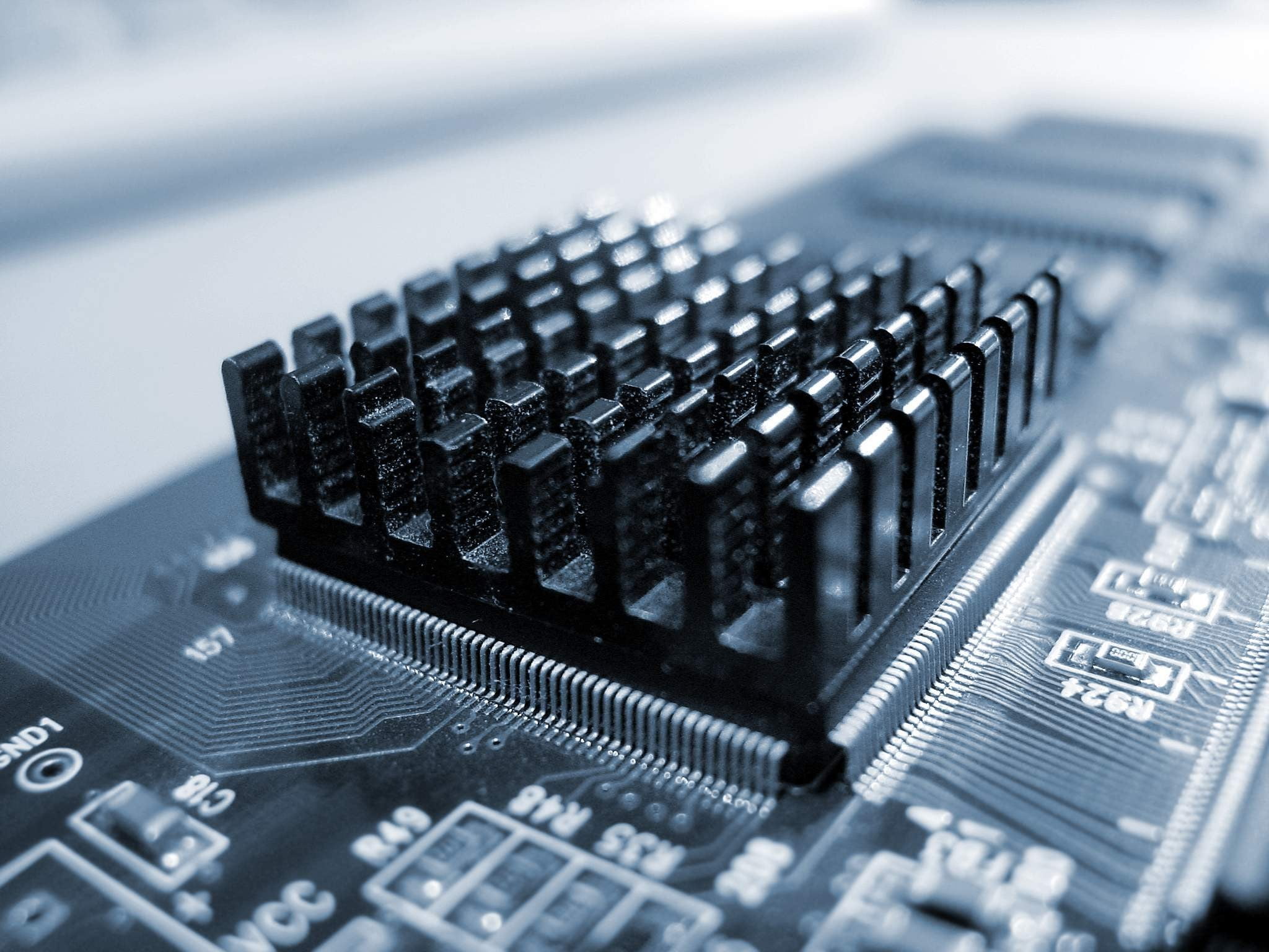 electrical equipment, macro, circuit boards, computer equipment, mixing, mother board, black, square, communication, close-up, computer, heat sink, computer network, HD Wallpaper