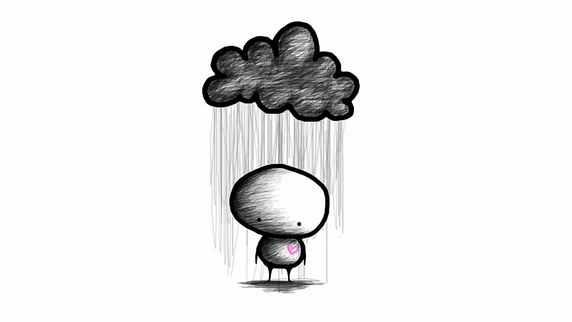 drawing, 1080P, heart, love, feelings, romantic, HD Wallpaper