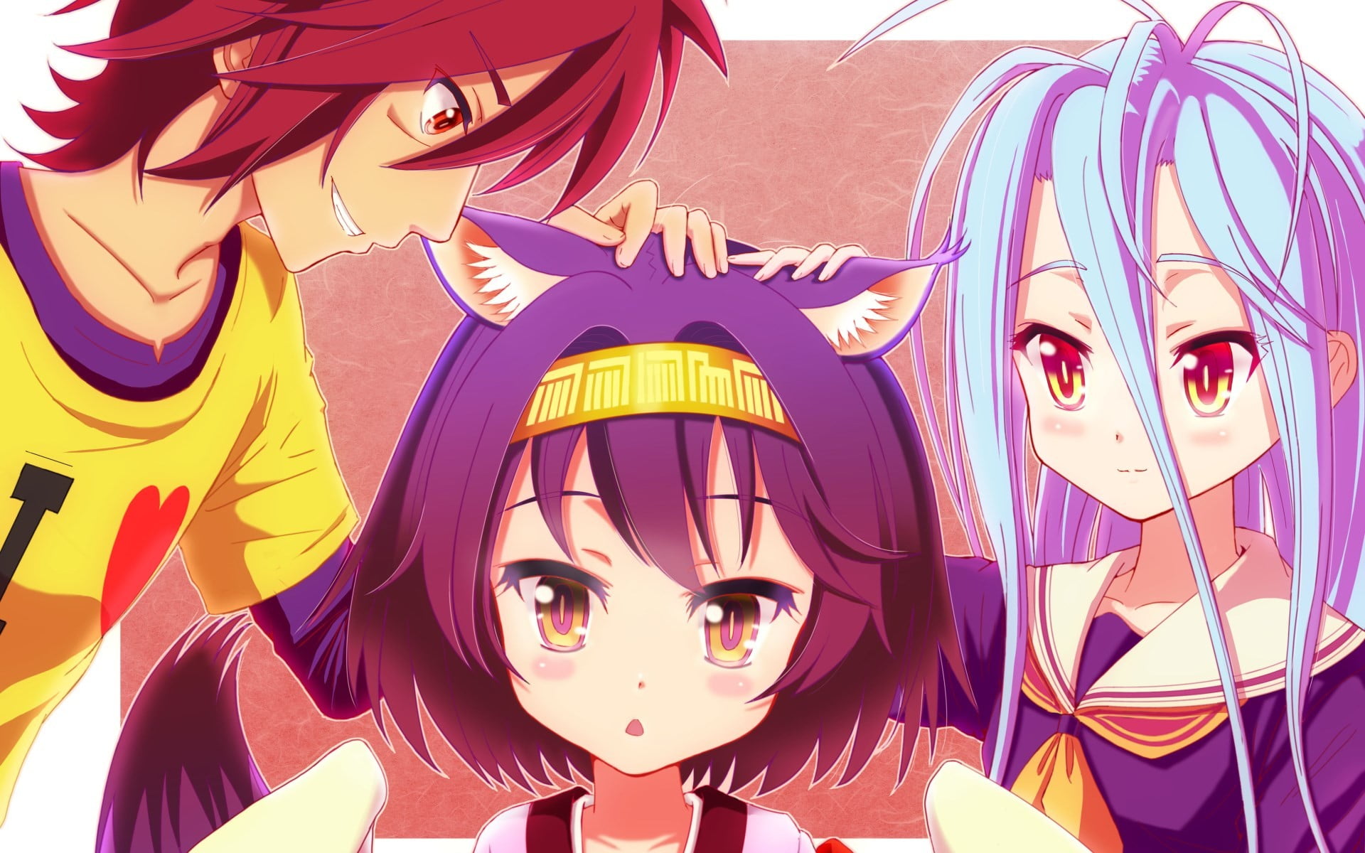 young adult, close-up, headshot, human representation, lifestyles, portrait, day, anime, looking at camera, adult, art and craft, No Game No Life, Hatsuse Izuna, HD Wallpaper