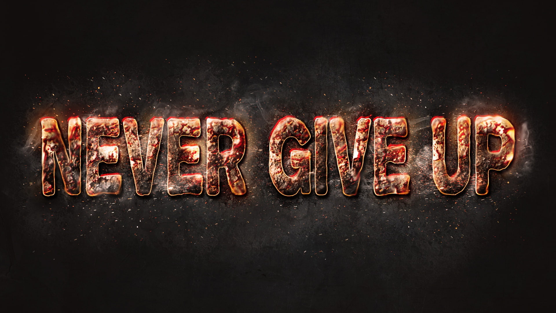 texto, abstracto, 1080P, give, never, HD Wallpaper