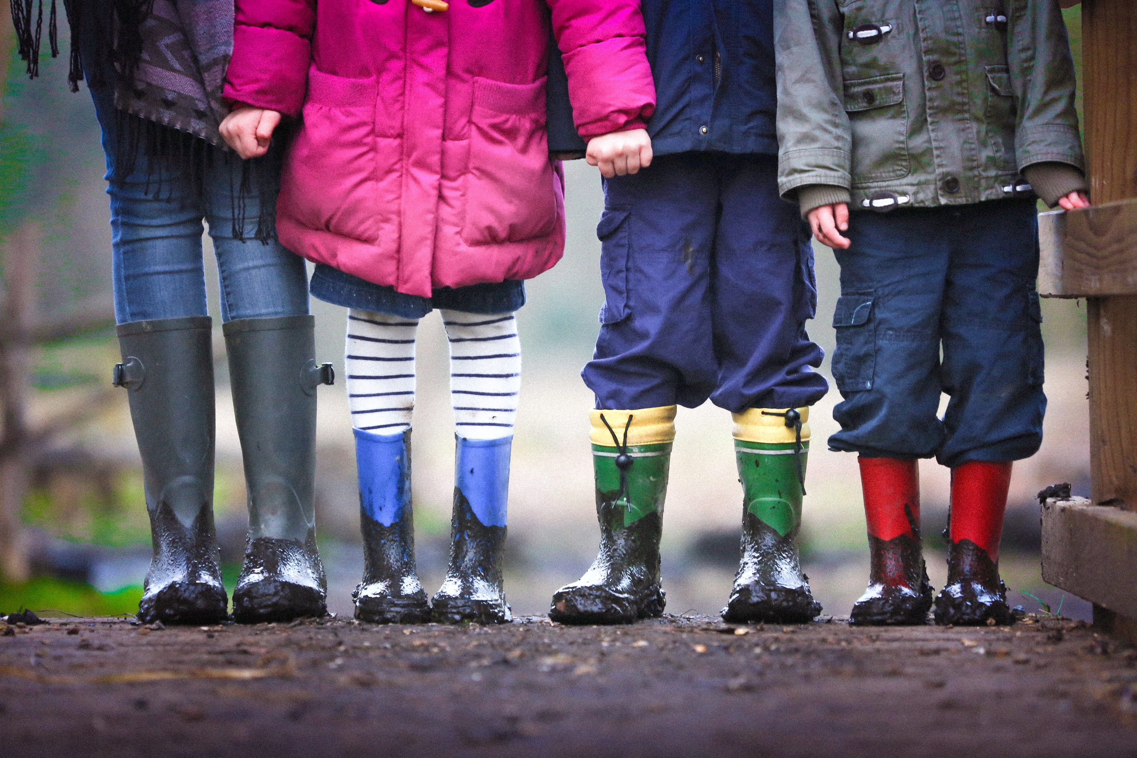 children, leisure activity, cowboy boot, person, bokeh, day, 2K, warm clothing, togetherness, outdoors, game, boots, people, mottisfont, riding boot, women, HD Wallpaper