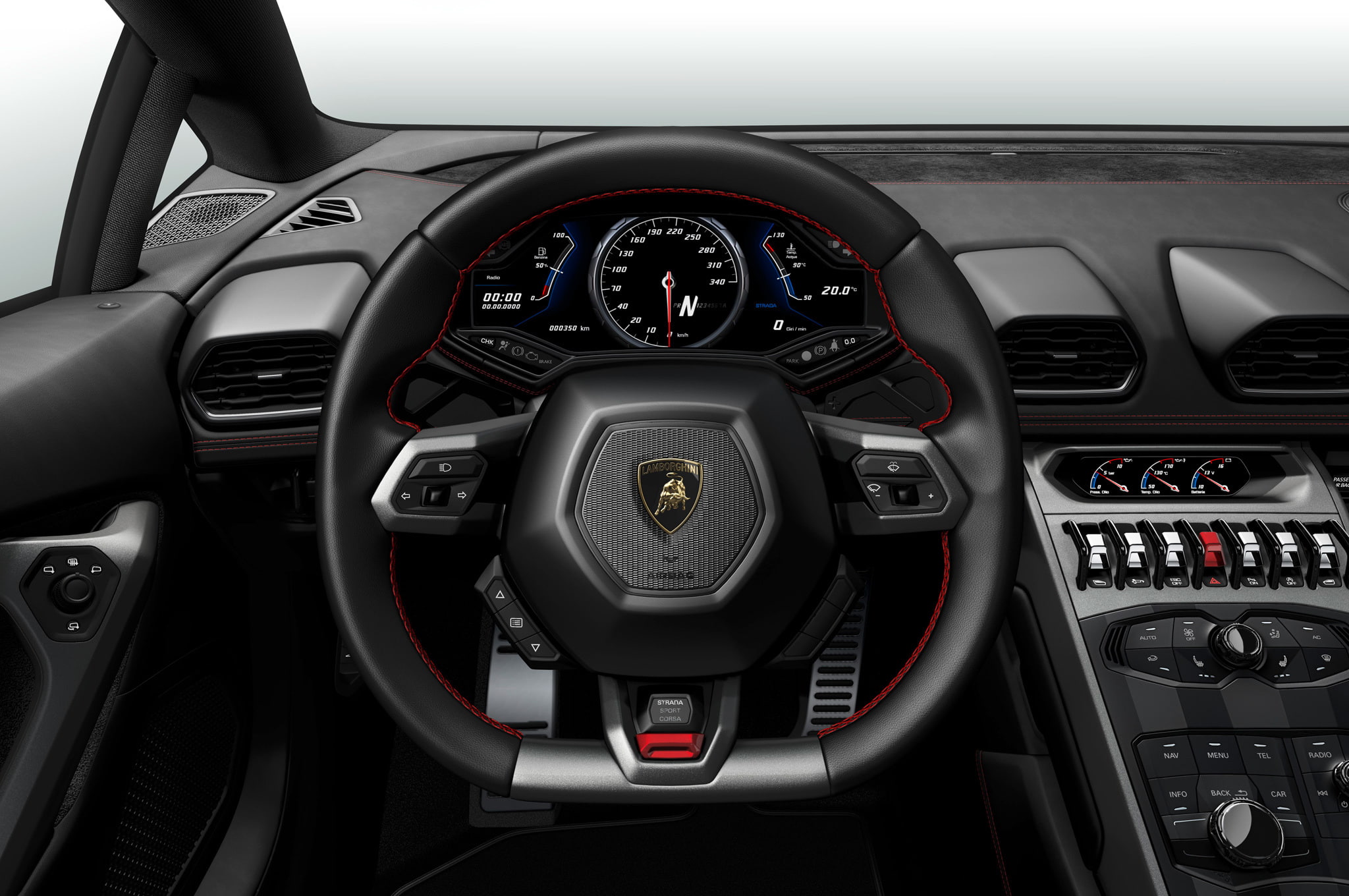 steering, car, Interior, black, wheel, Veneno, Salon, Lamborghini, 1080P, HD Wallpaper