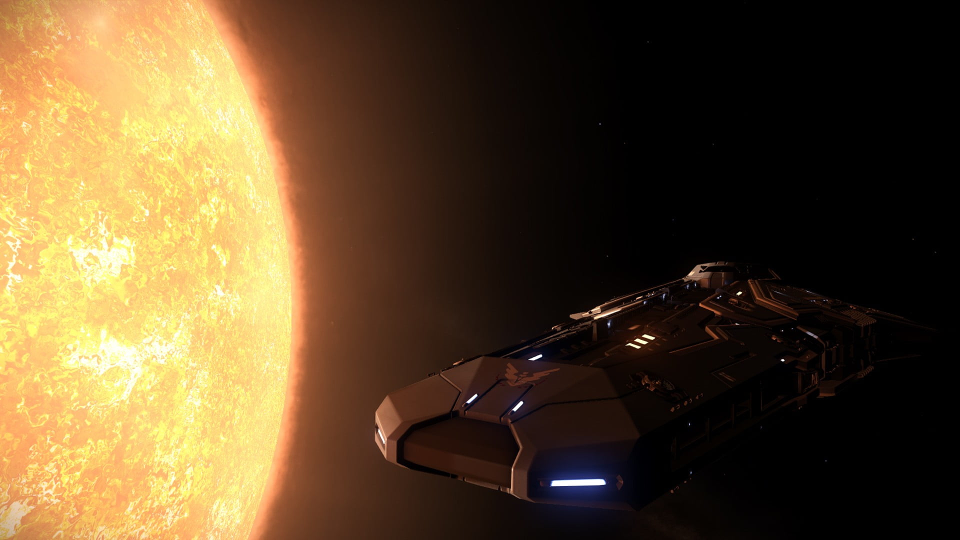 Elite: Dangerous, space, black color, steering, night, destruction, science fiction, heat - temperature, burning, Sun, copy space, black, gray, sky, nature, HD Wallpaper