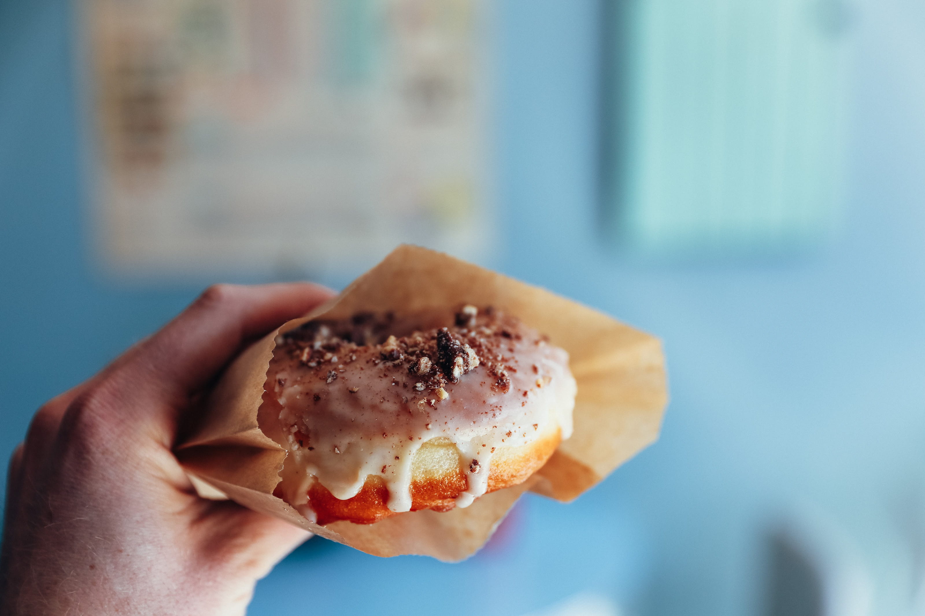 unwrapped, traditional, indoors, fried, gourmet, food and drink, sugar, focus on foreground, holding, close-up, dough, cover, sweet, dessert, cuisine, human hand, HD Wallpaper