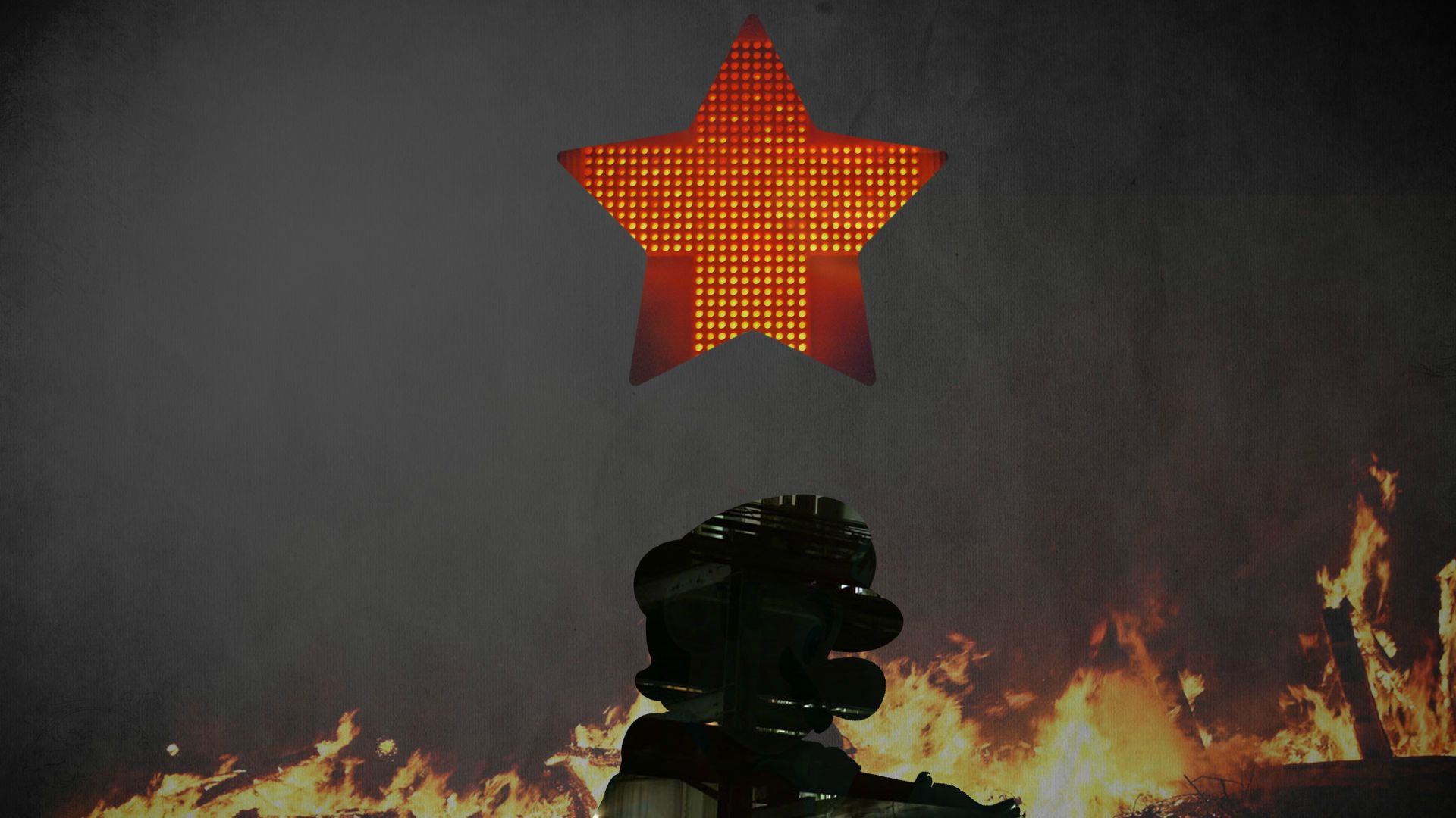 star, video games, mario, true, hd, illustration, 1080P, detective, fire, brown, HD Wallpaper