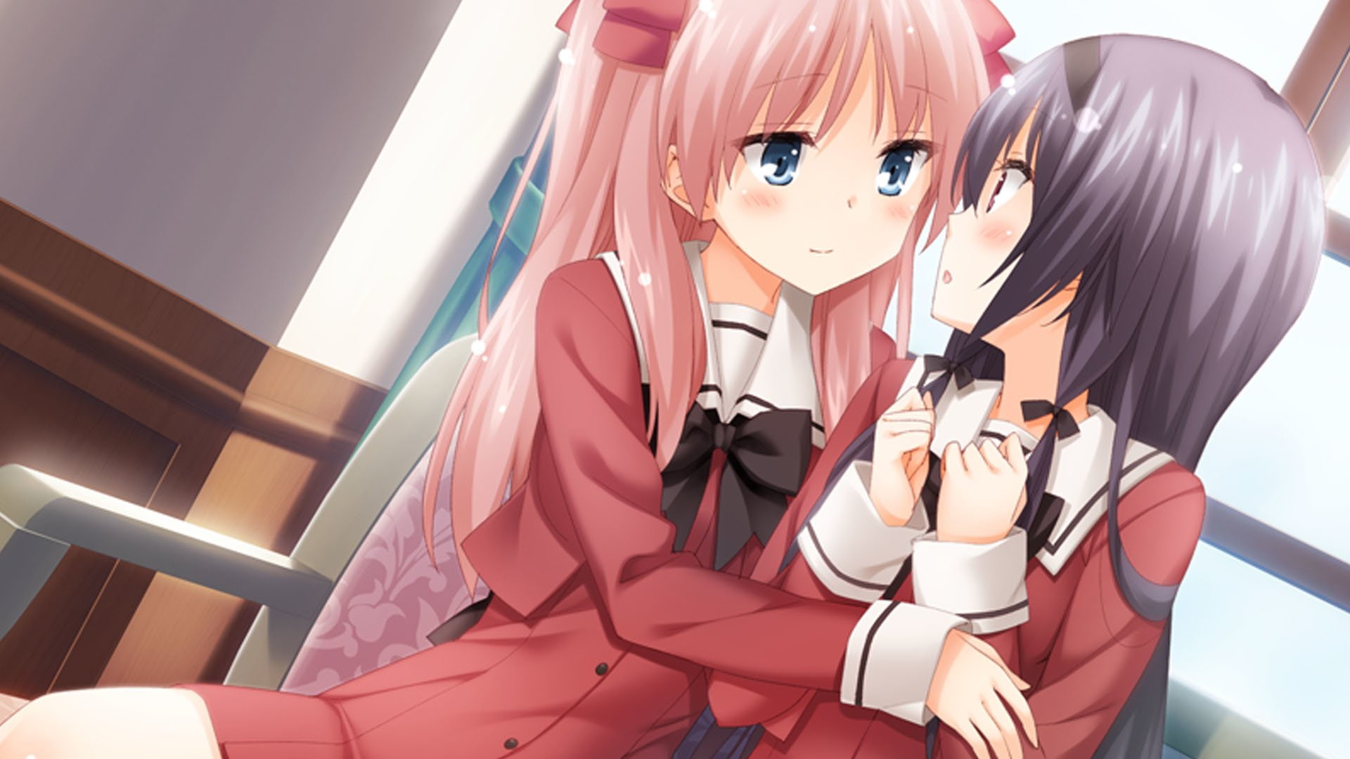1080P, Anime, Yuri, A Kiss For The Petals - Remembering How We Met, HD Wallpaper