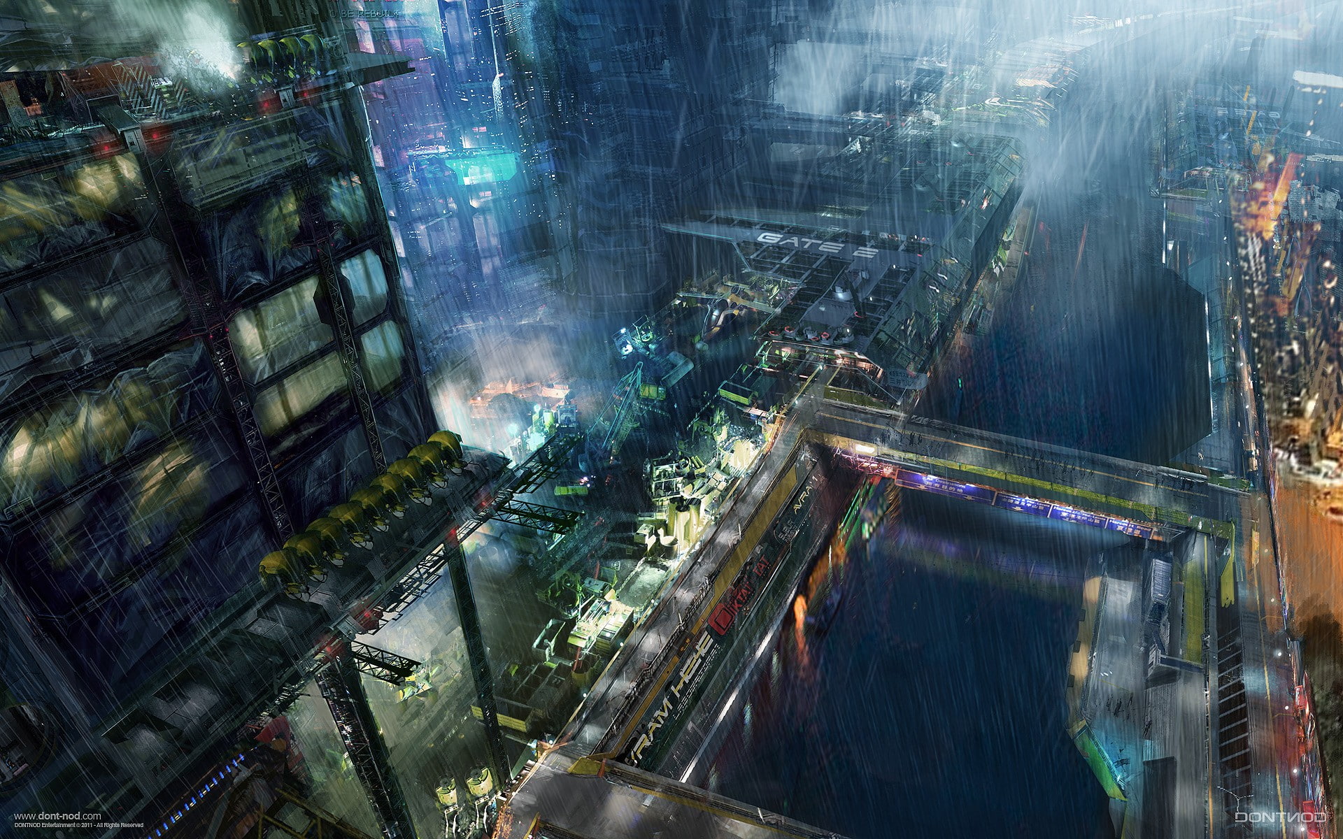 1080P, cyberpunk, digital art, futuristic, science fiction, futuristic city, Remember Me, HD Wallpaper