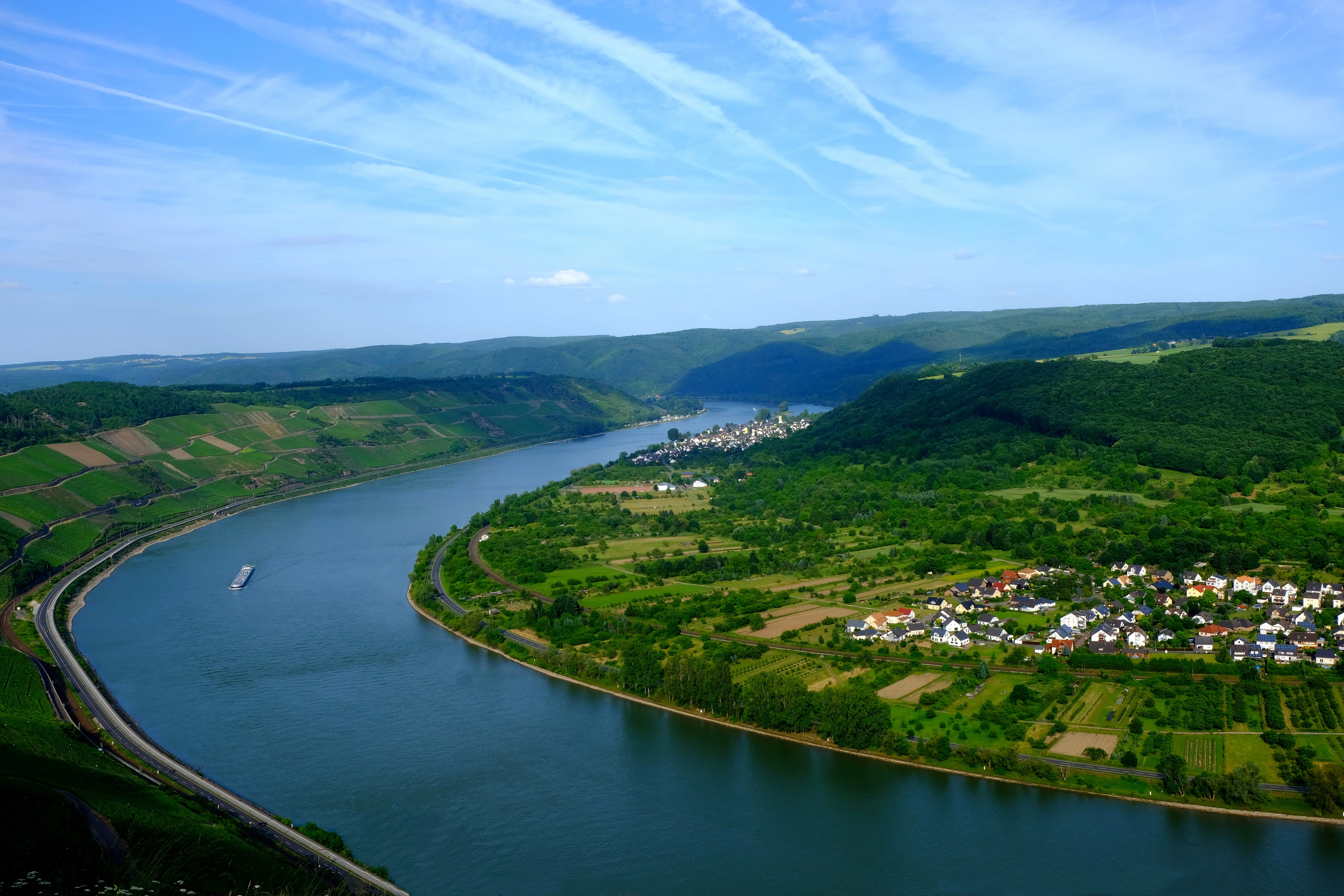 beautiful, tranquil scene, viewpoint, sachsen, city, distant, distance, Middle Rhine Valley, summer, horizon, scenic, lookout, vision, cloud - sky, green Color, HD Wallpaper