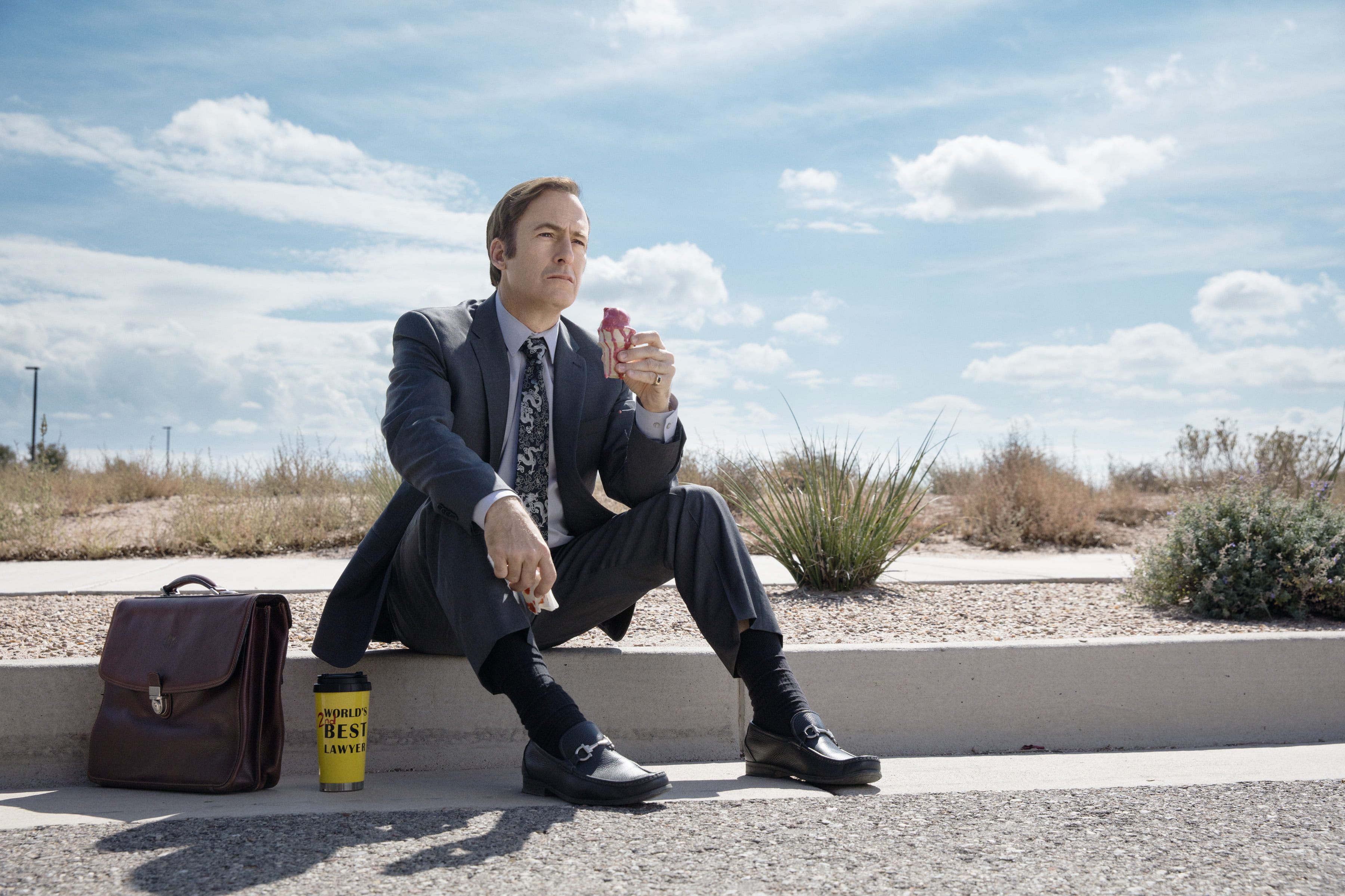 nature, well-dressed, cloud - sky, businessman, better call saul, tv shows, front view, 2K, one person, full length, mature men, business, outdoors, sunlight, HD Wallpaper