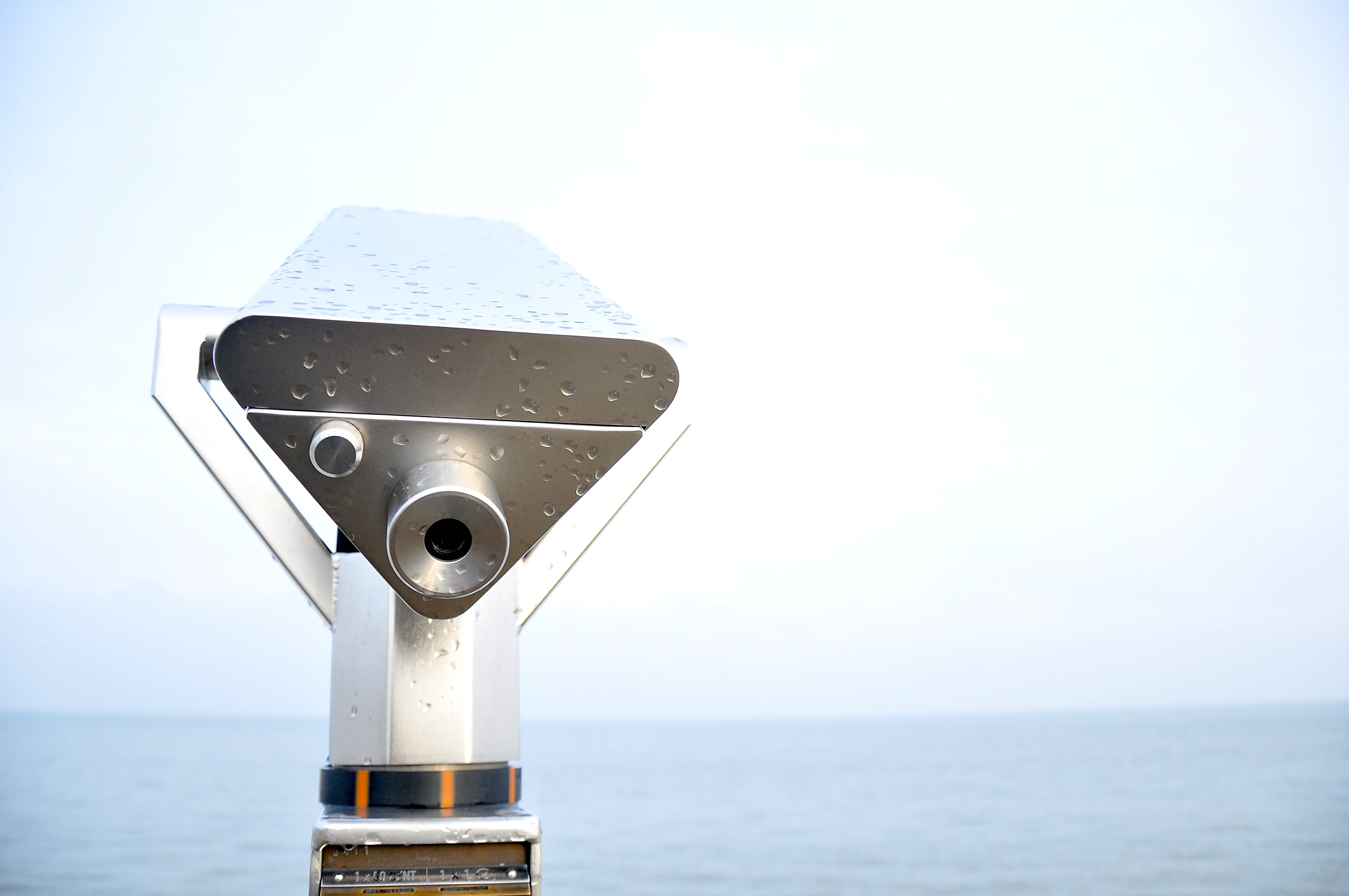 travel, security, protection, surveillance, horizon, sky, camera, technology, ocean, white, machine, copy space, sea, beauty in nature, close-up, single object, HD Wallpaper