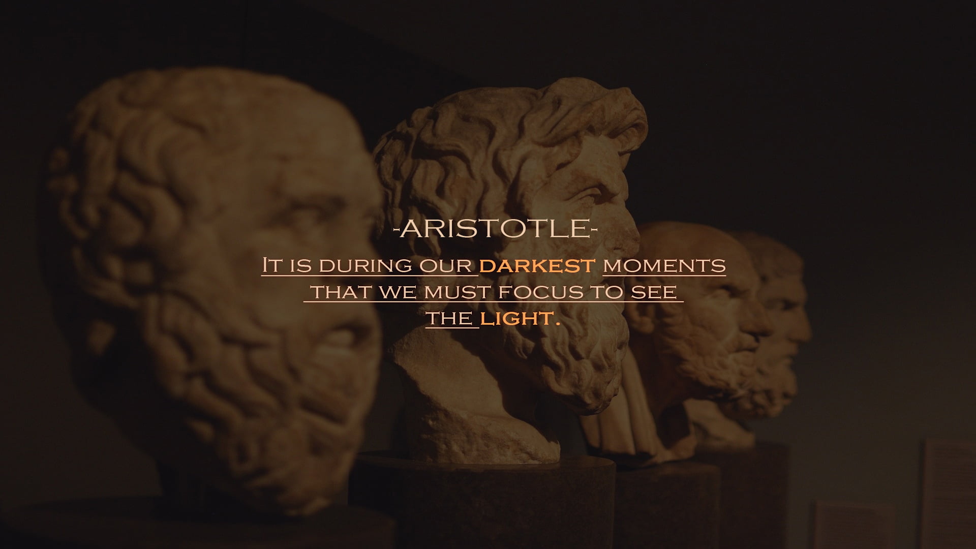 1080P, Aristotle, quote, Greek, statue, HD Wallpaper