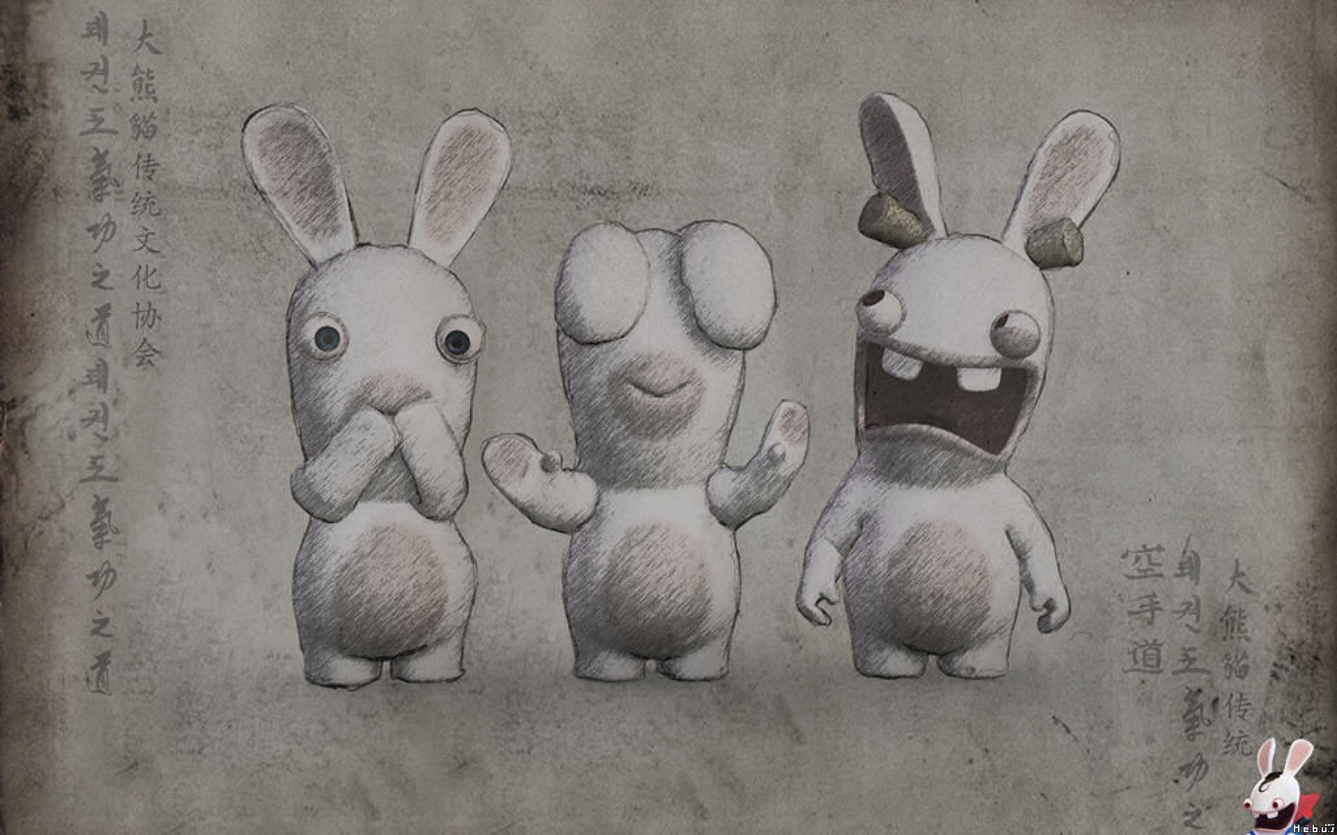 wisdom, games, raving, rayman, rabbids, video, 1080P, HD Wallpaper