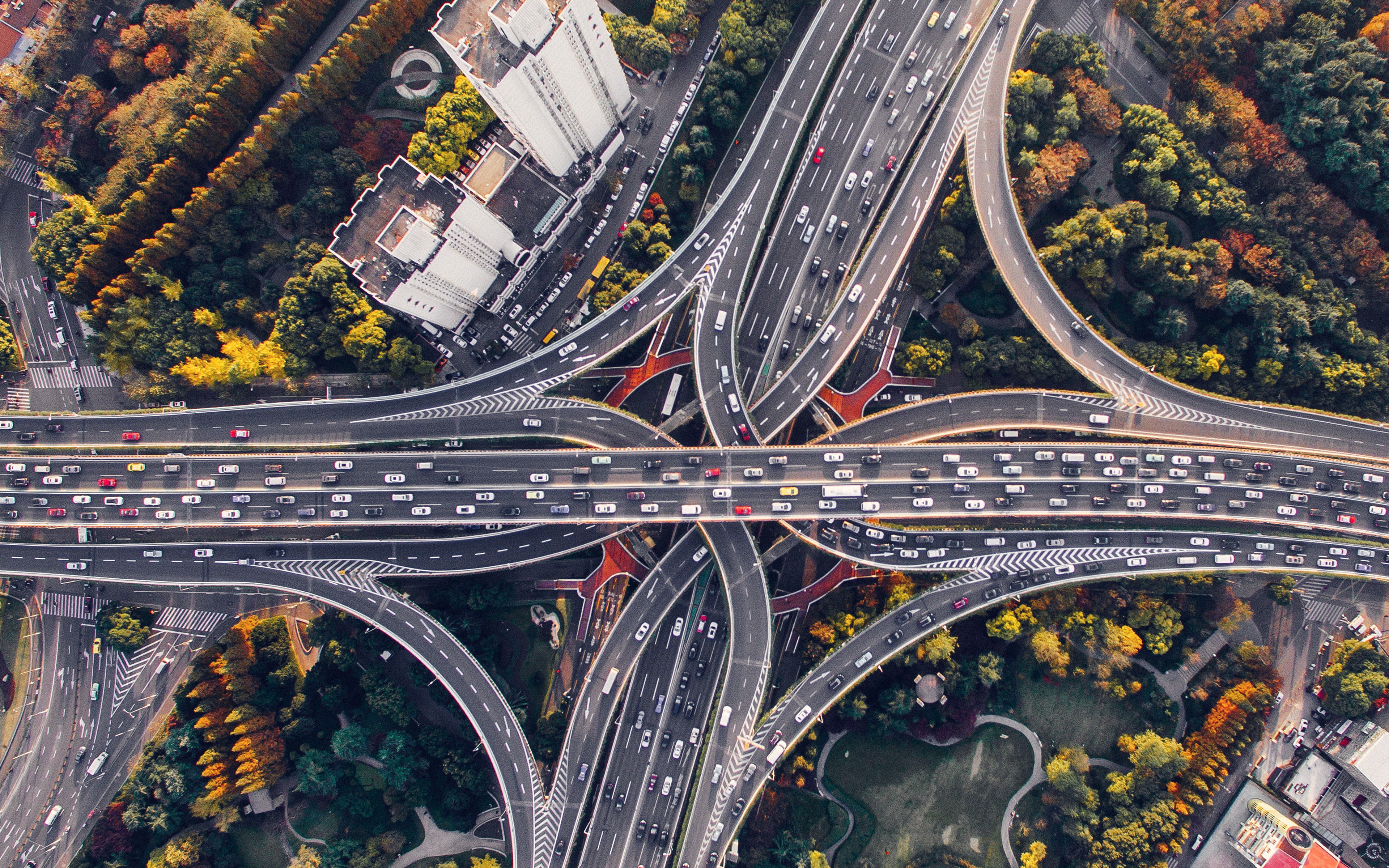 4K, Highway, Angeles, Harry, Los, k, Judge, Pregerson, Interchange, HD Wallpaper