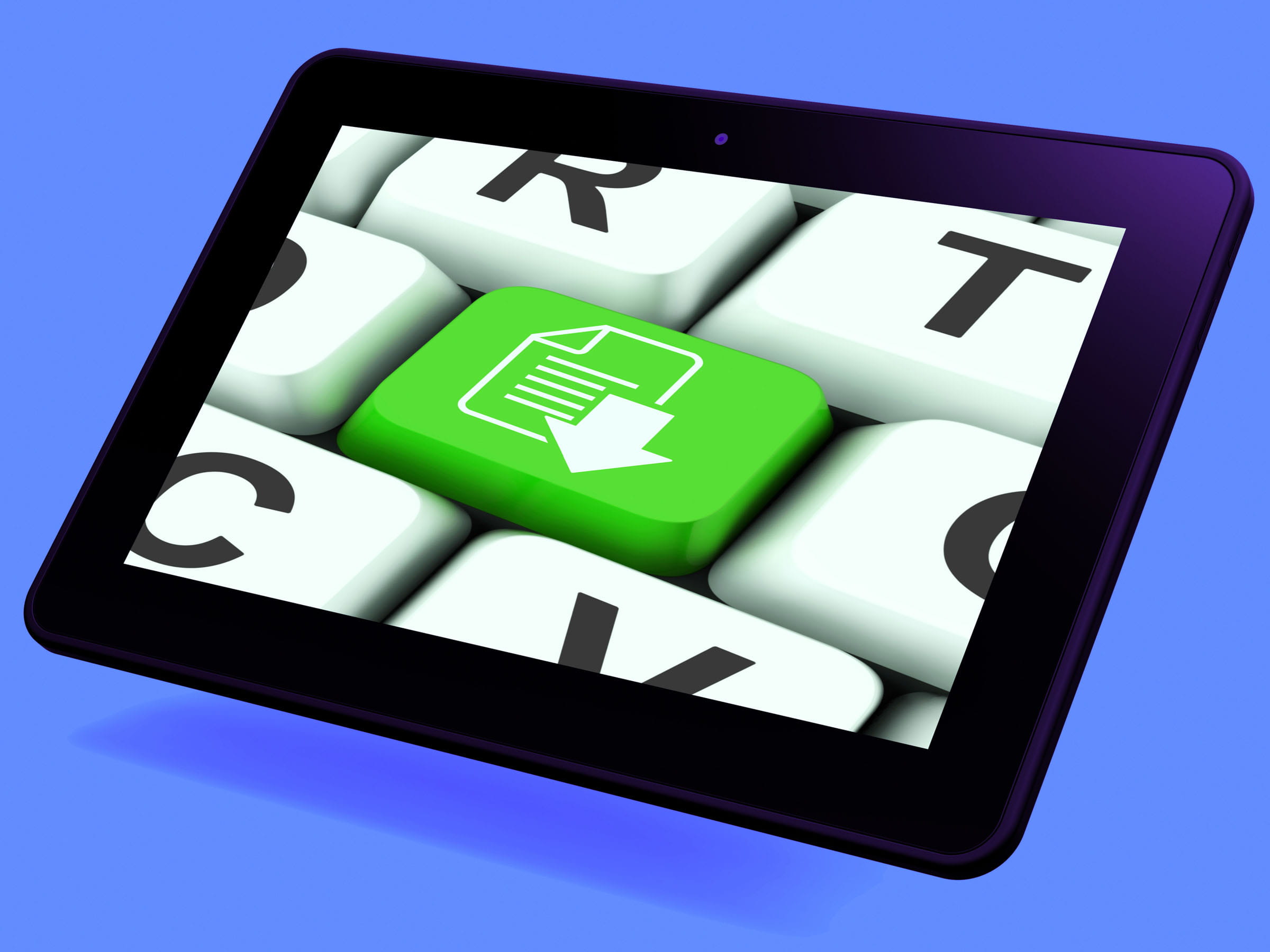 three dimensional, wireless technology, online, tablet, computer icon, communication, download icon, computer network, technology, text, downloading, download now, HD Wallpaper