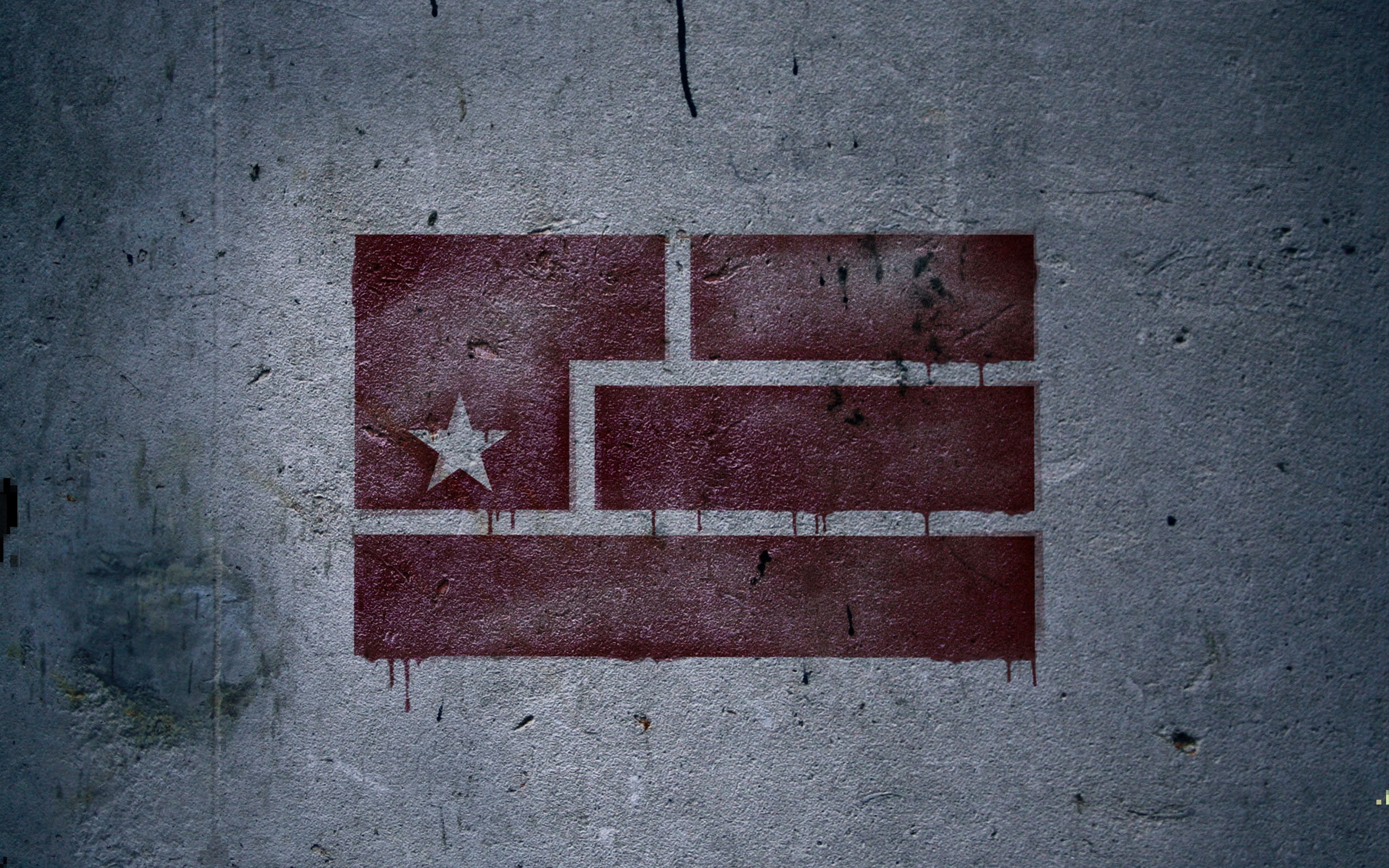 Nine Inch Nails, text, white color, arrow symbol, day, built structure, wall - building feature, brick wall, sign, close-up, symbol, red, outdoors, concrete, HD Wallpaper