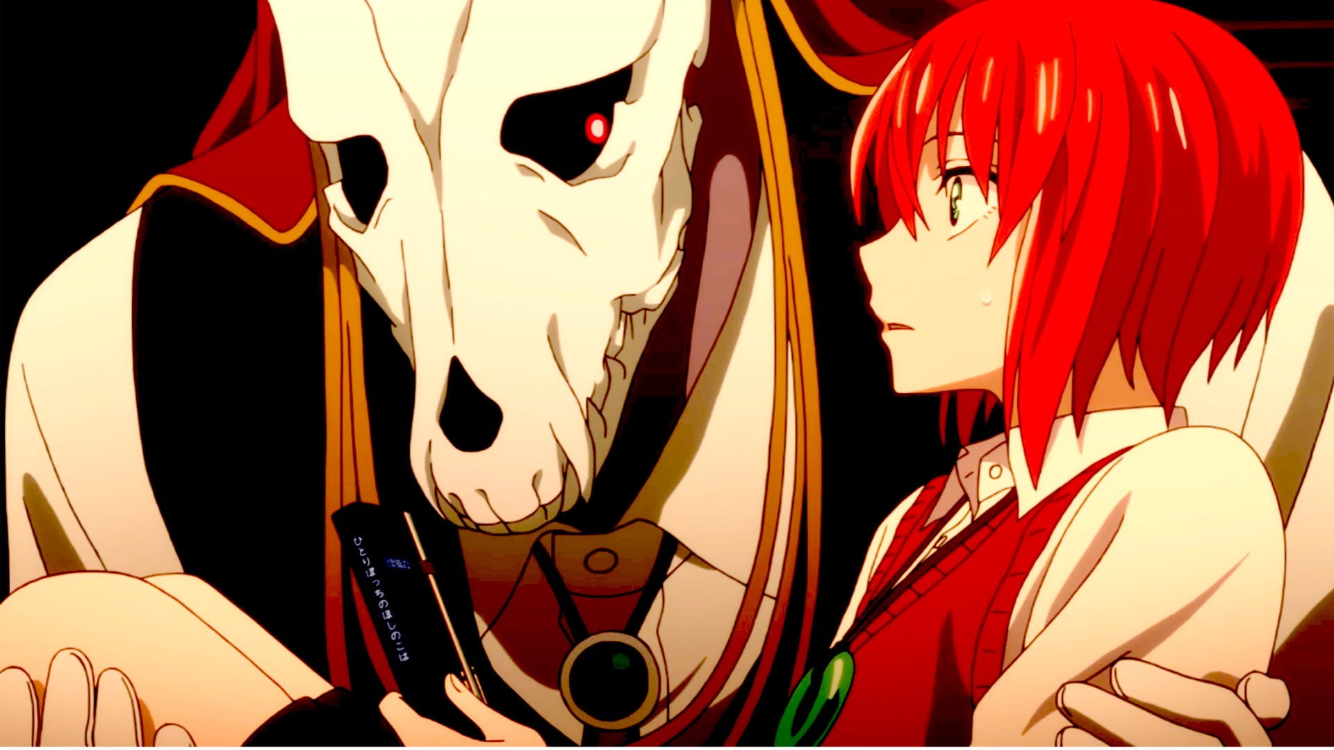close-up, 1080P, human representation, female likeness, arts culture and entertainment, red, no people, art and craft, day, disguise, Mahoutsukai no Yome, HD Wallpaper