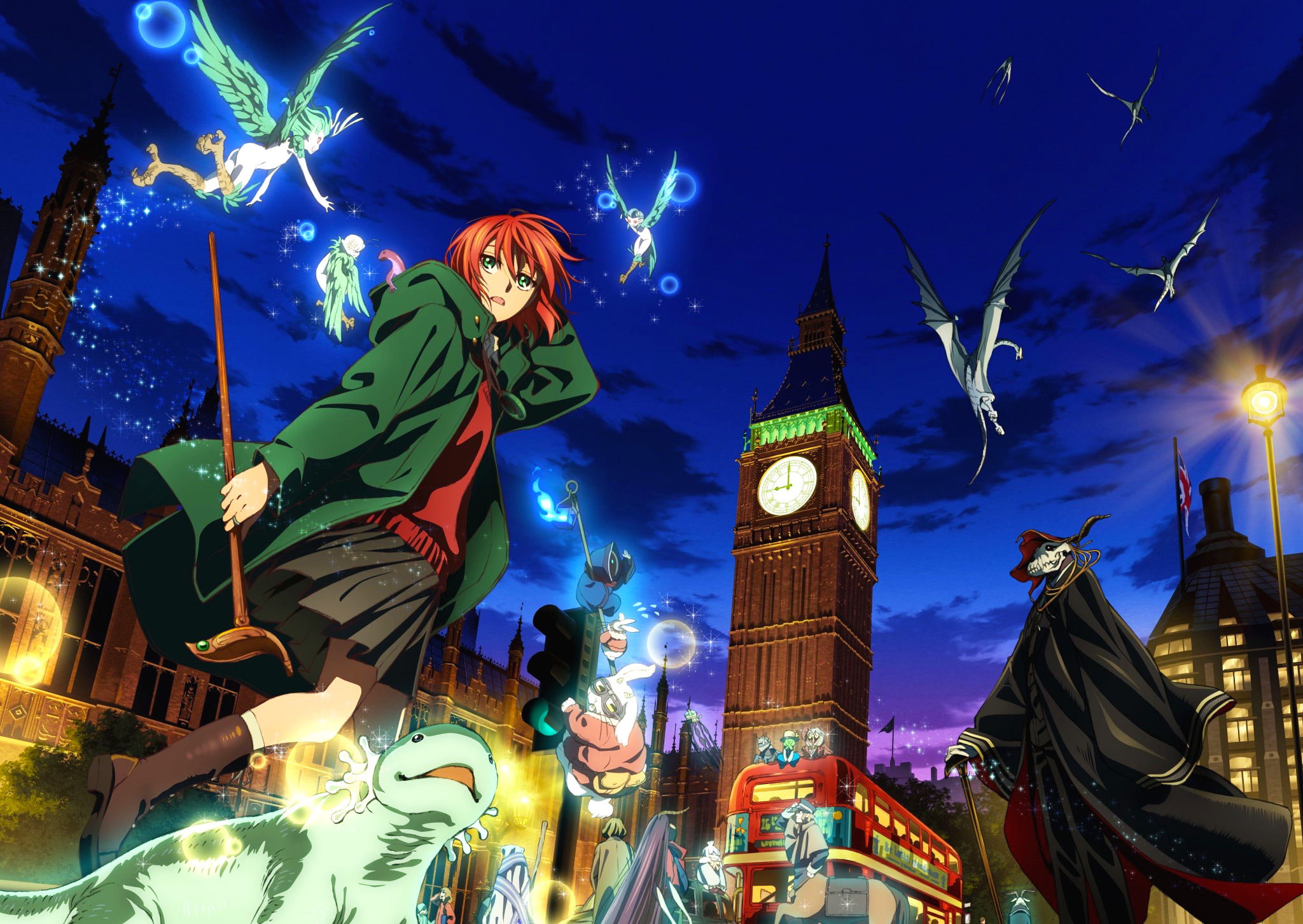 The Ancient Magus Bride, 1080P, Anime, Chise Hatori, Elias Ainsworth, HD Wallpaper