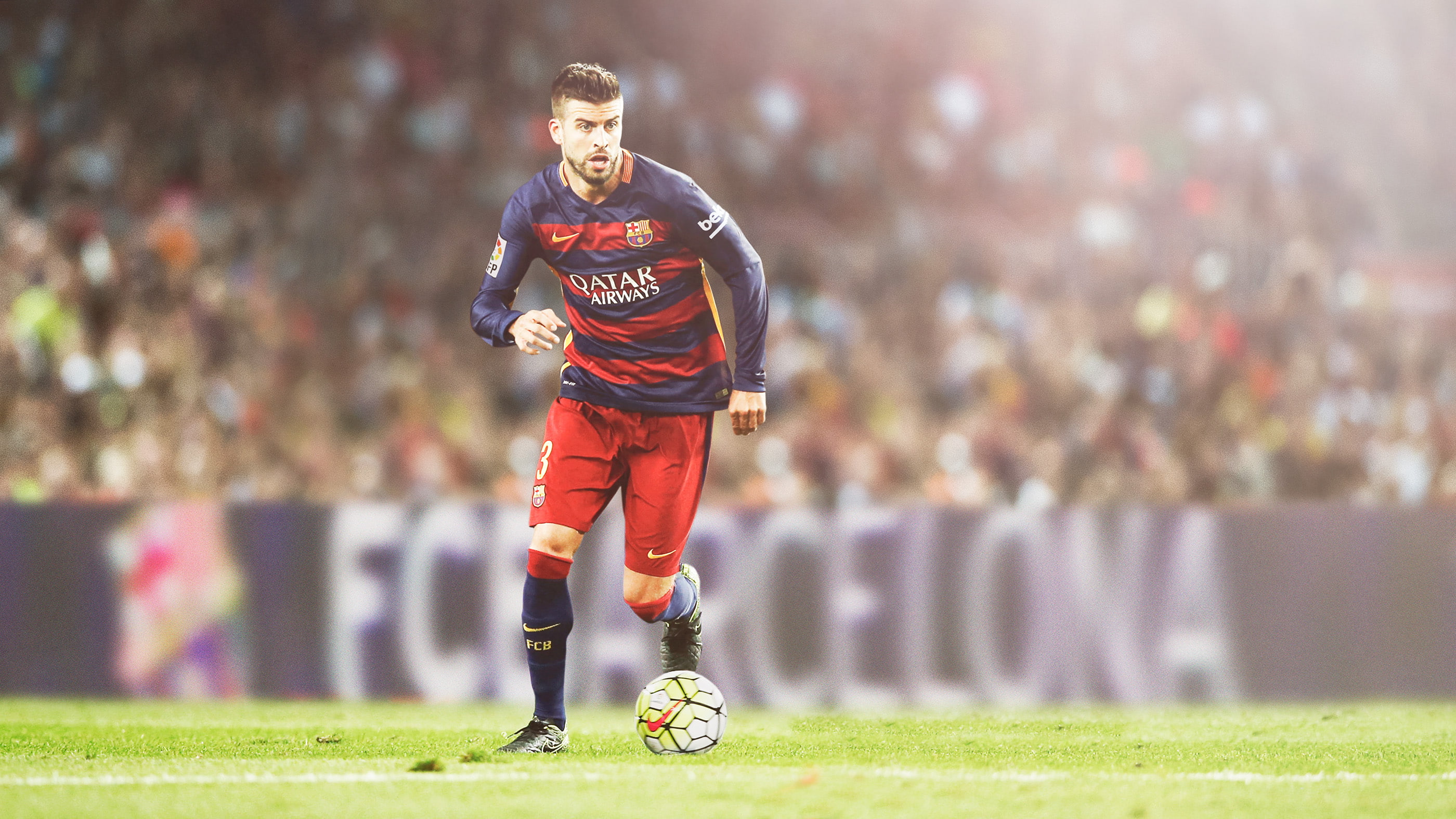 FC Barcelona, 2K, Gerard Pique, HD Wallpaper
