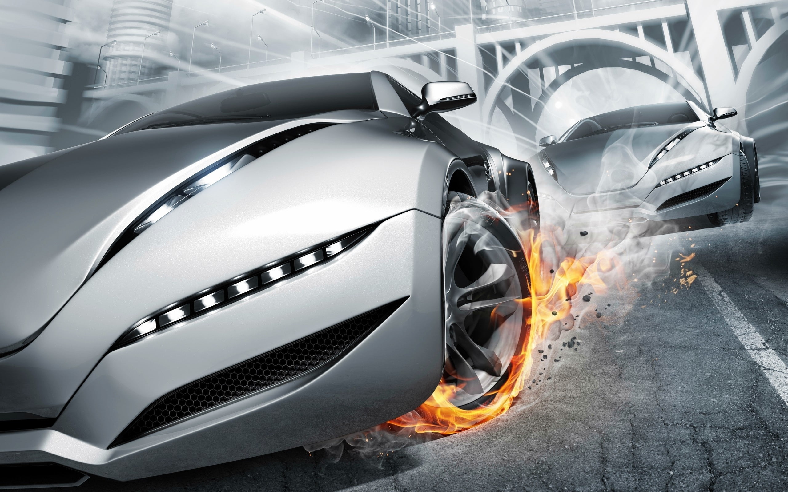 chase, cars, 2K, insane, HD Wallpaper