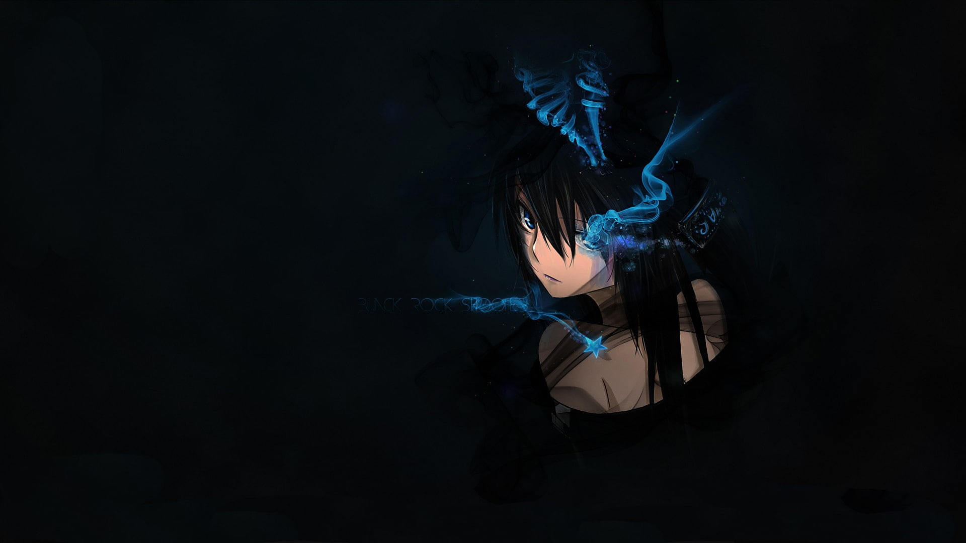 1080P, hd, rock, black, shooter, cartoon/comic, anime, HD Wallpaper