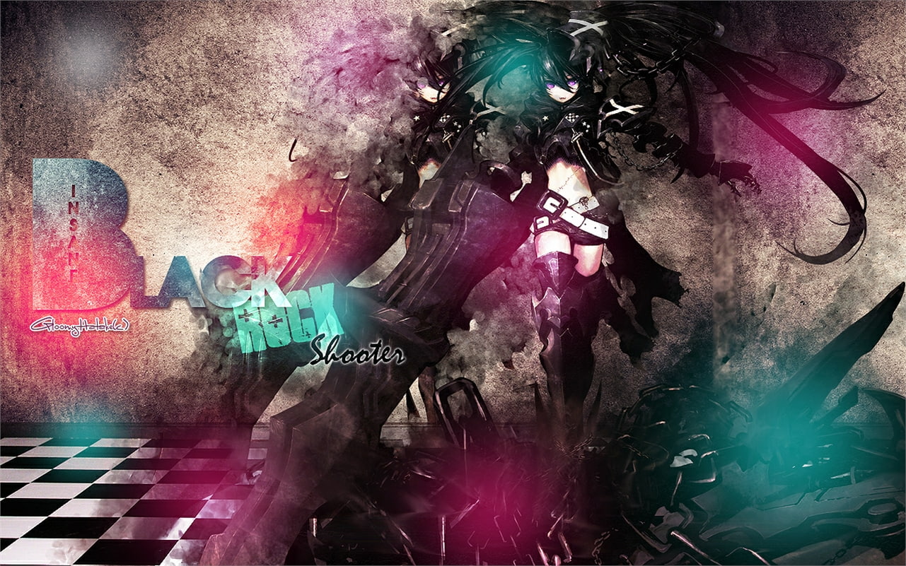 720P, Black Rock Shooter, Insane Black Rock Shooter, Anime, HD Wallpaper
