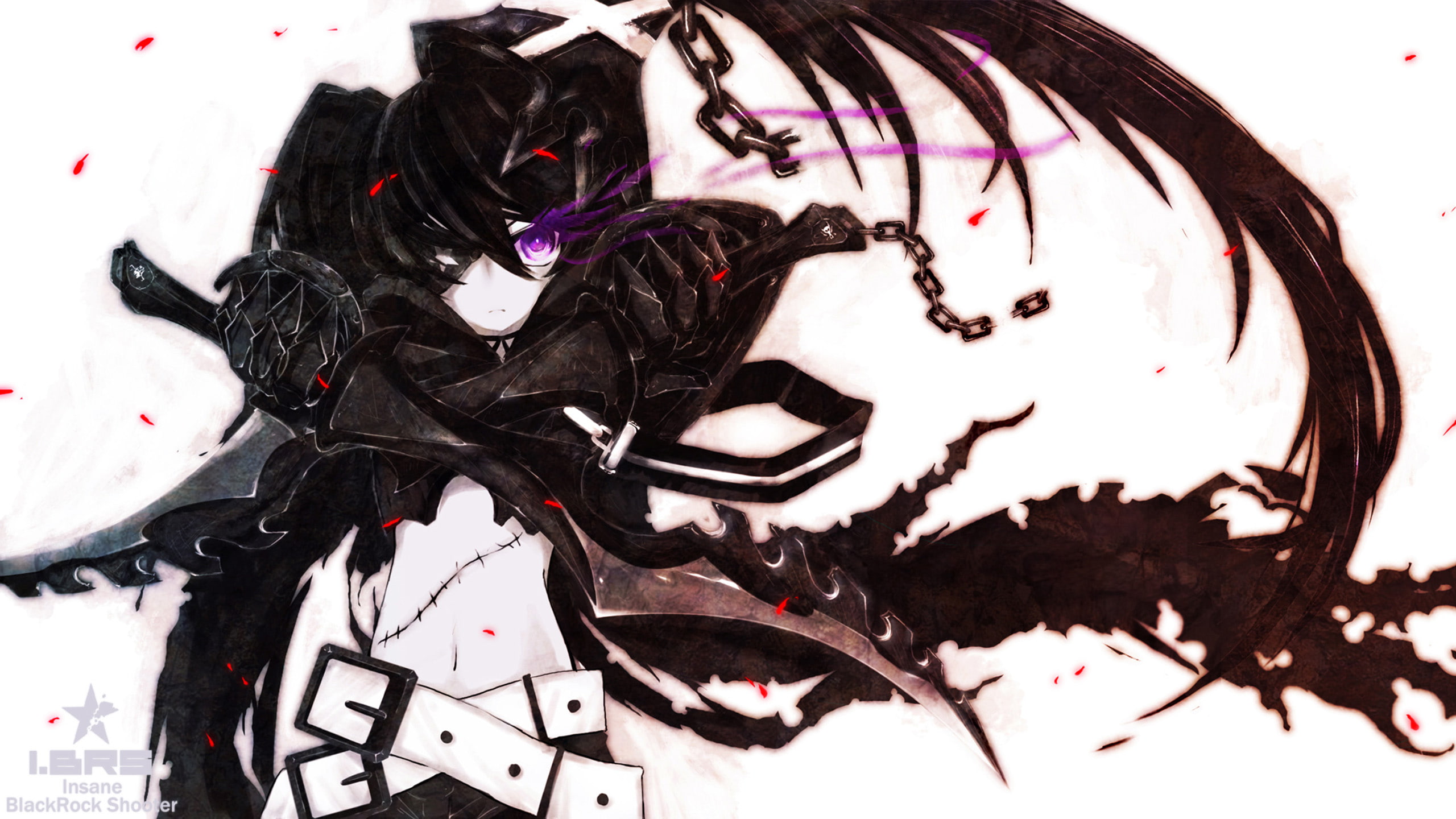 2K, Anime, Insane Black Rock Shooter, Black Rock Shooter, HD Wallpaper