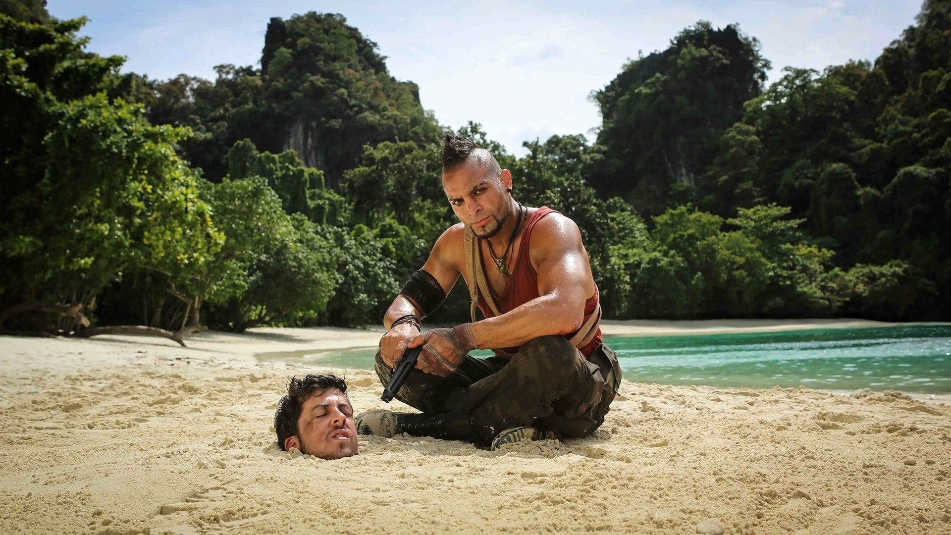 Michael Mando, Vaas, 1080P, Far Cry 3, cosplay, HD Wallpaper