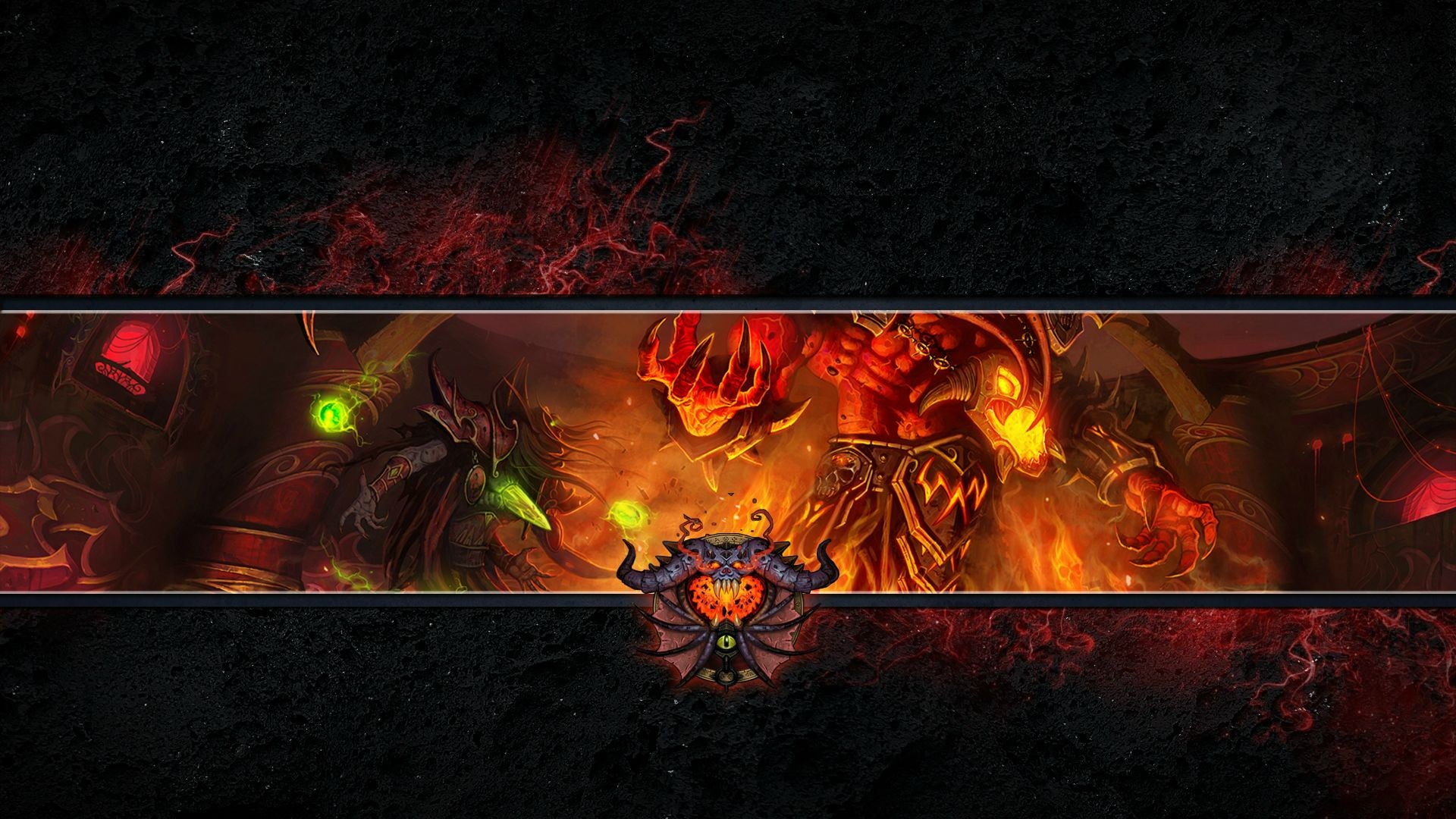 heat - temperature, Warlock, creativity, video games, 1080P, animals in the wild, marine, nature, flame, fire, indoors, World of Warcraft, no people, burning, HD Wallpaper