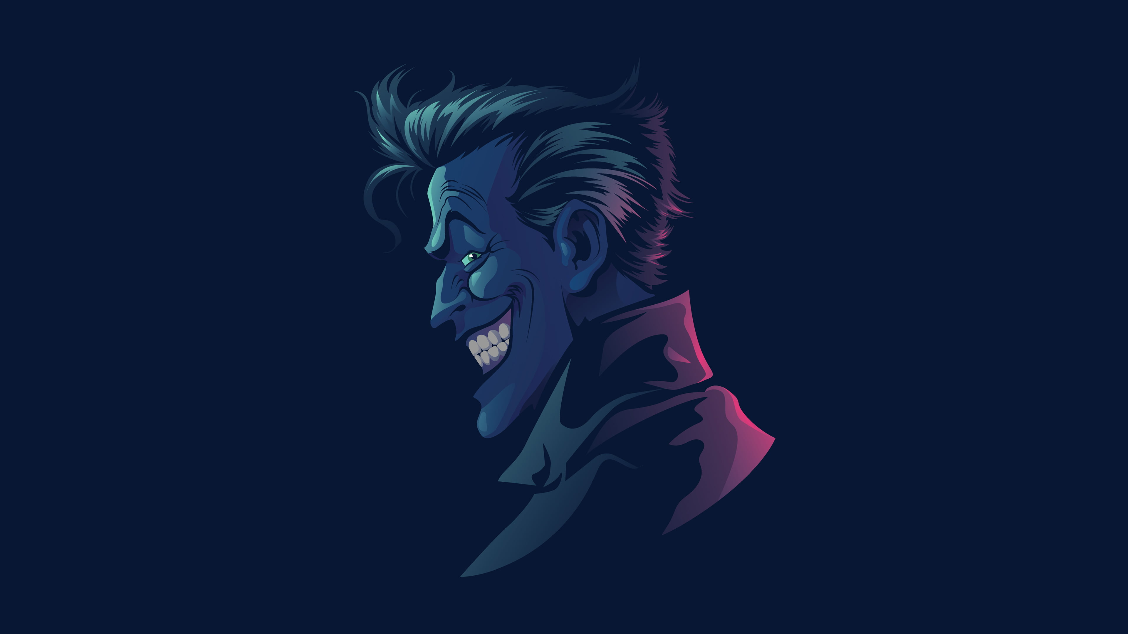Comics, Minimalist, 4K, Joker, DC Comics, HD Wallpaper