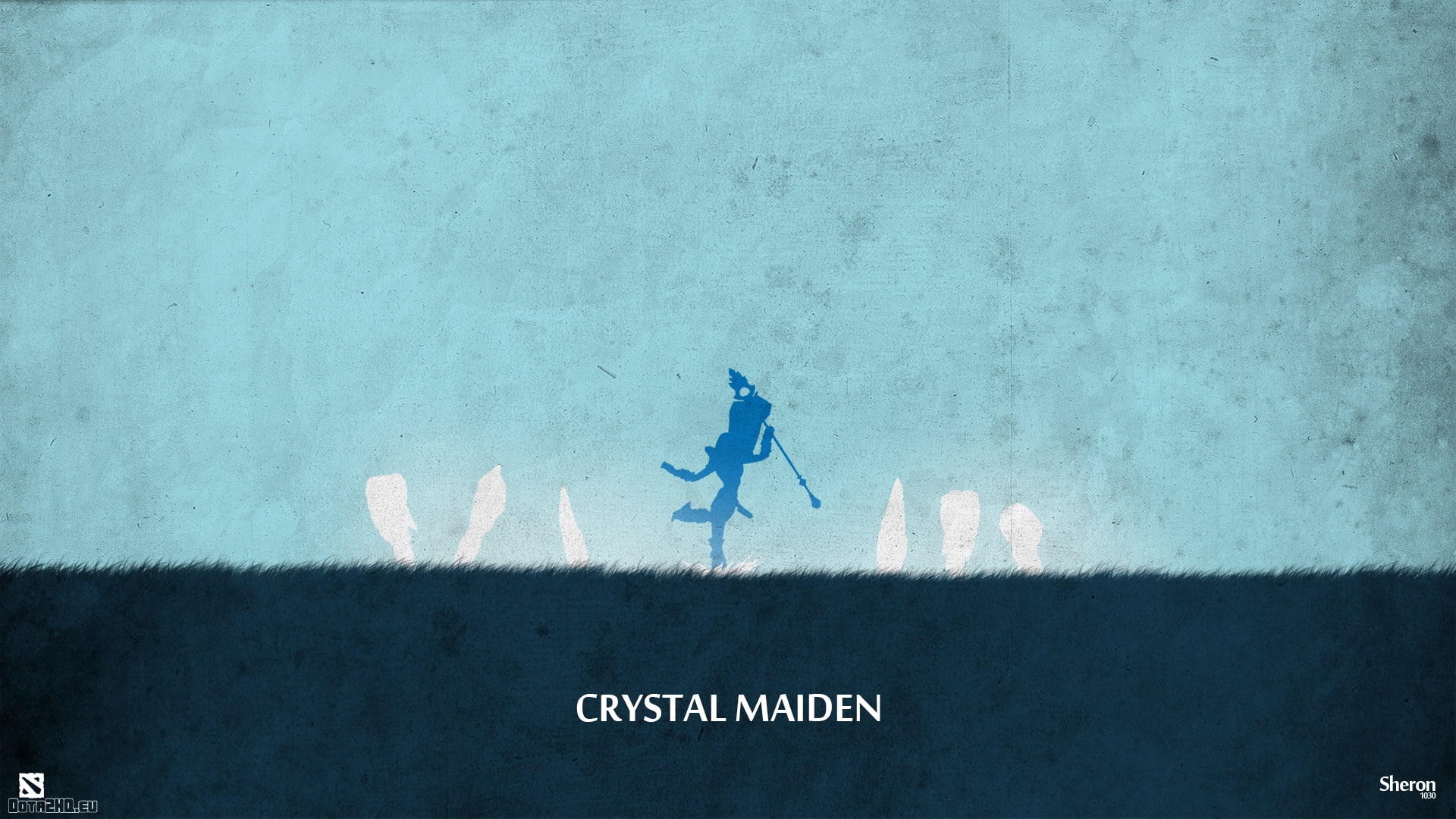 art, crystal maiden, 1080P, dota 2, HD Wallpaper