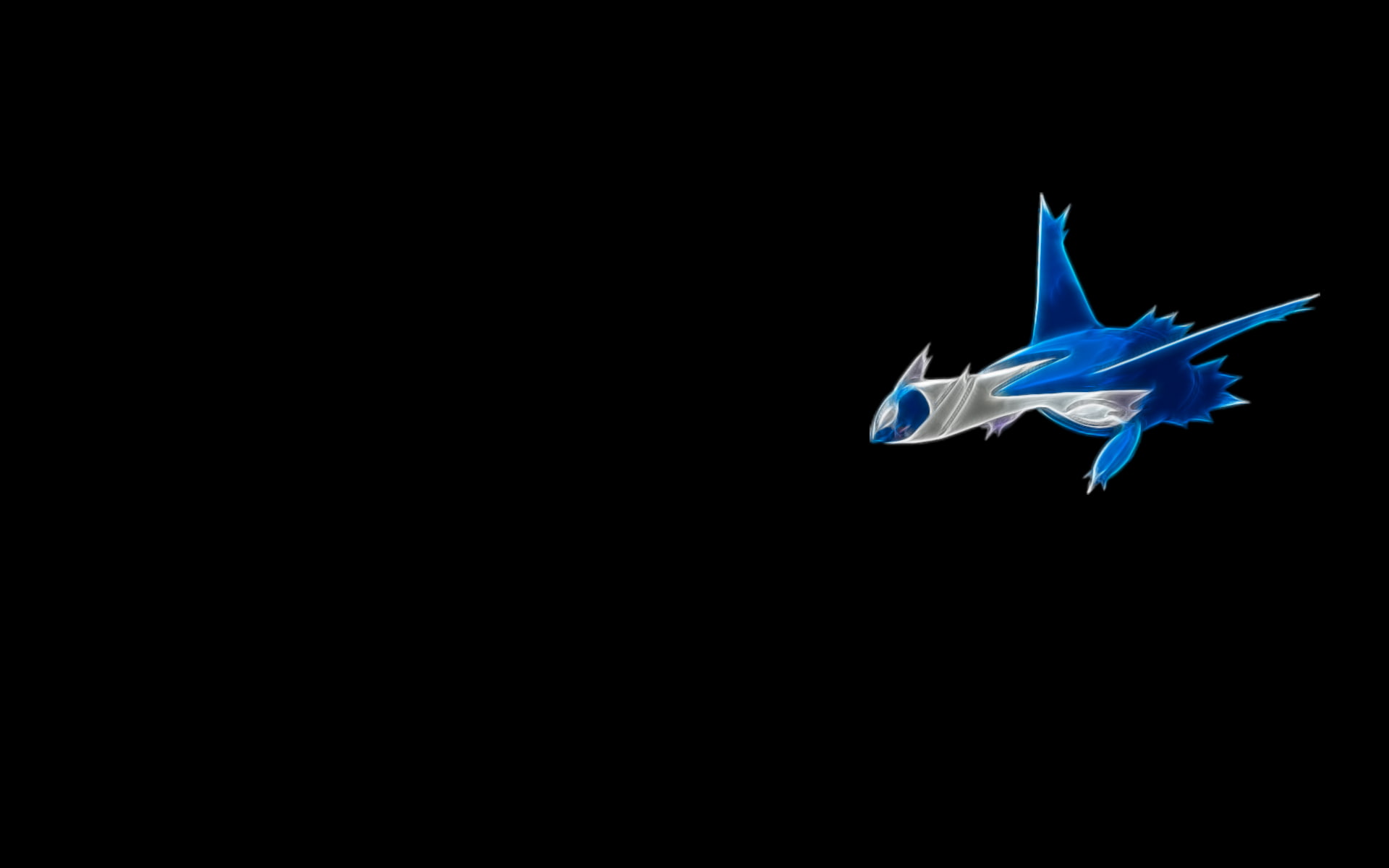 one animal, swimming, underwater, Latios, 1080P, copy space, animals in the wild, water, Pokémon, nature, animal wildlife, animal, vertebrate, indoors, HD Wallpaper