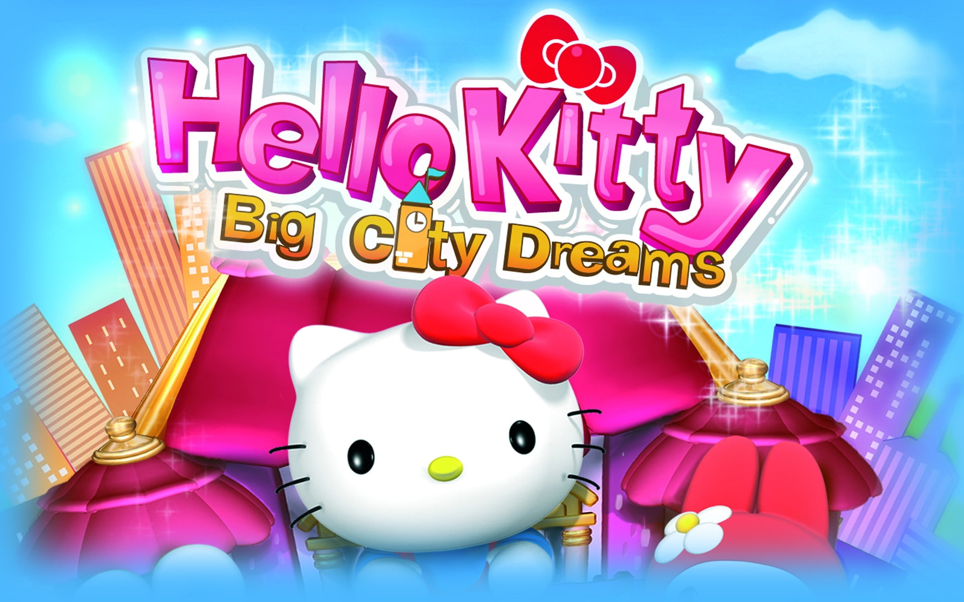 hello, big, city, kitty, anime, cartoons, 1080P, HD Wallpaper