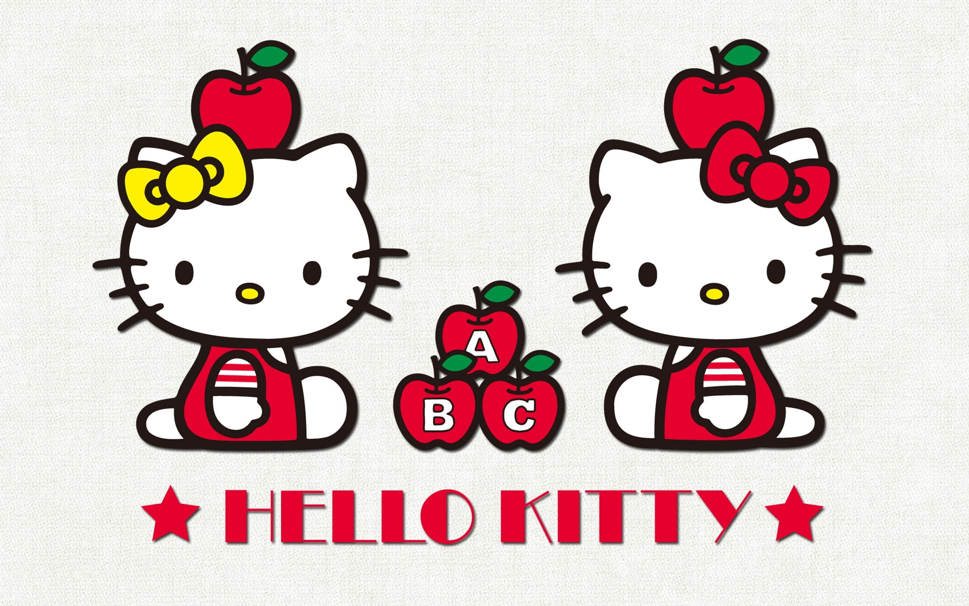 art, 1080P, kitty, x, Hello Kitty, hello, hd, anime, HD Wallpaper