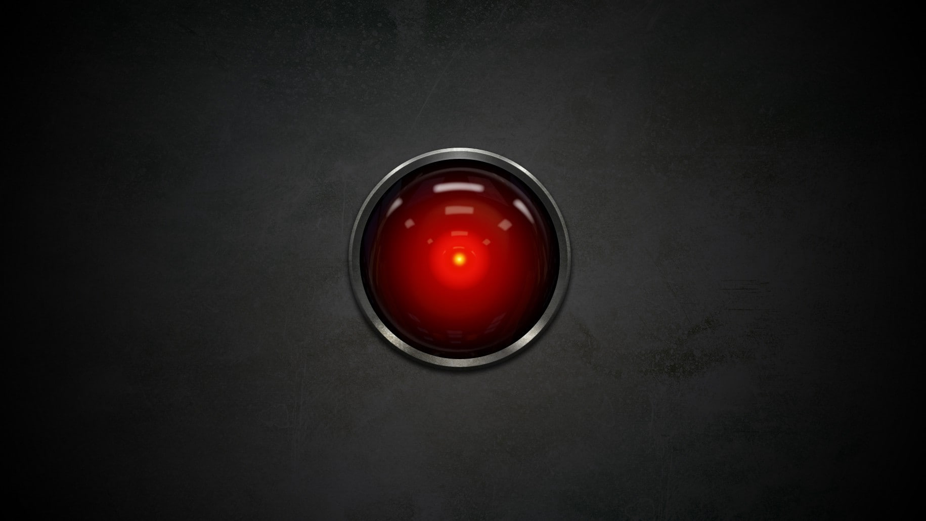 black color, light, lighting equipment, directly above, indoors, studio shot, copy space, robot, red, HAL 9000, creativity, shape, illuminated, close-up, HD Wallpaper