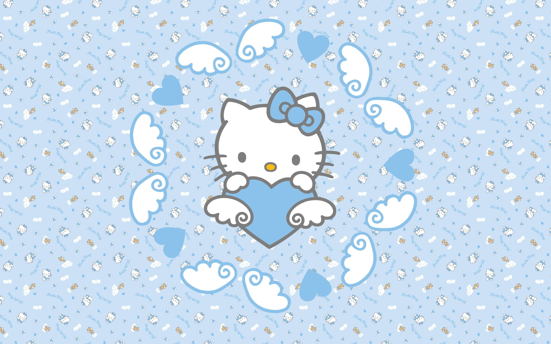 hello, hd, kitty, 1080P, Hello Kitty, x, anime, art, HD Wallpaper