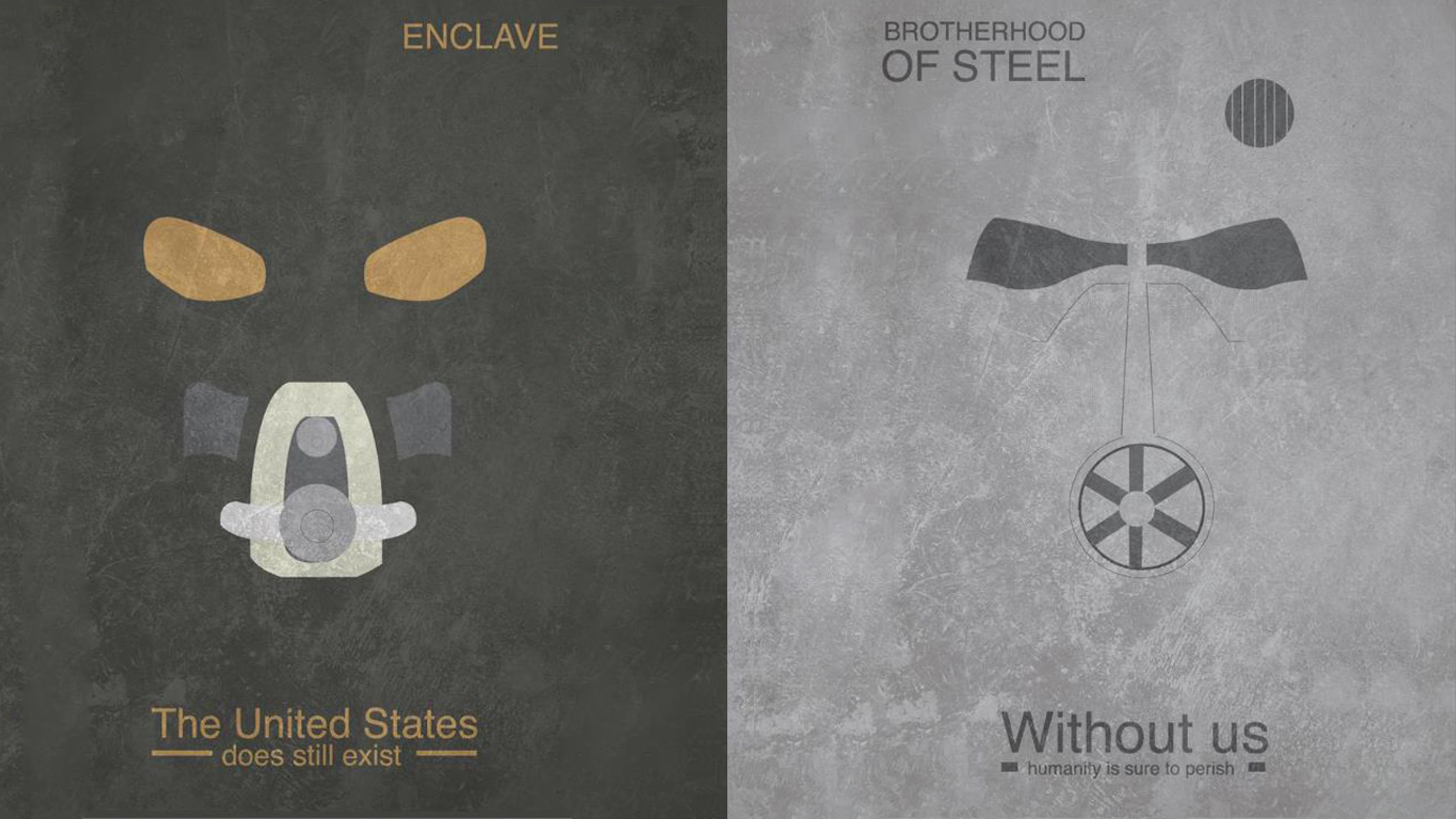 Fallout, 5K, Enclave, Brotherhood of Steel, HD Wallpaper
