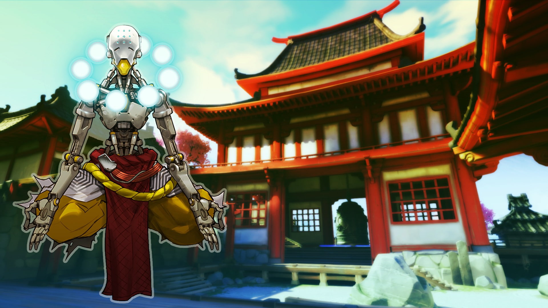 livewirehd (Author), Tekhartha Zenyatta, Zenyatta, 1080P, Blizzard Entertainment, Overwatch, video games, HD Wallpaper
