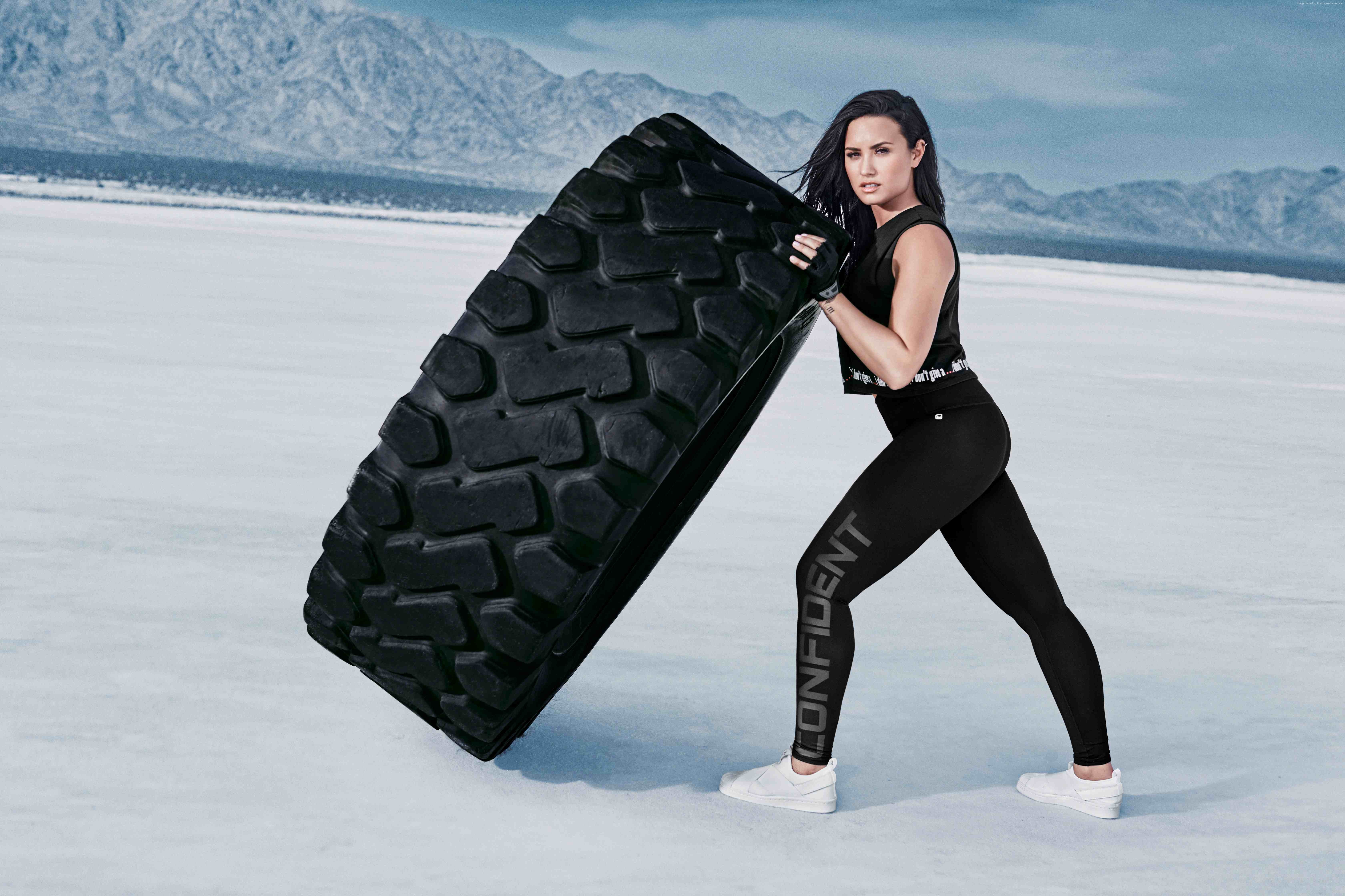 8k, 5K, photo, Demi Lovato, HD Wallpaper