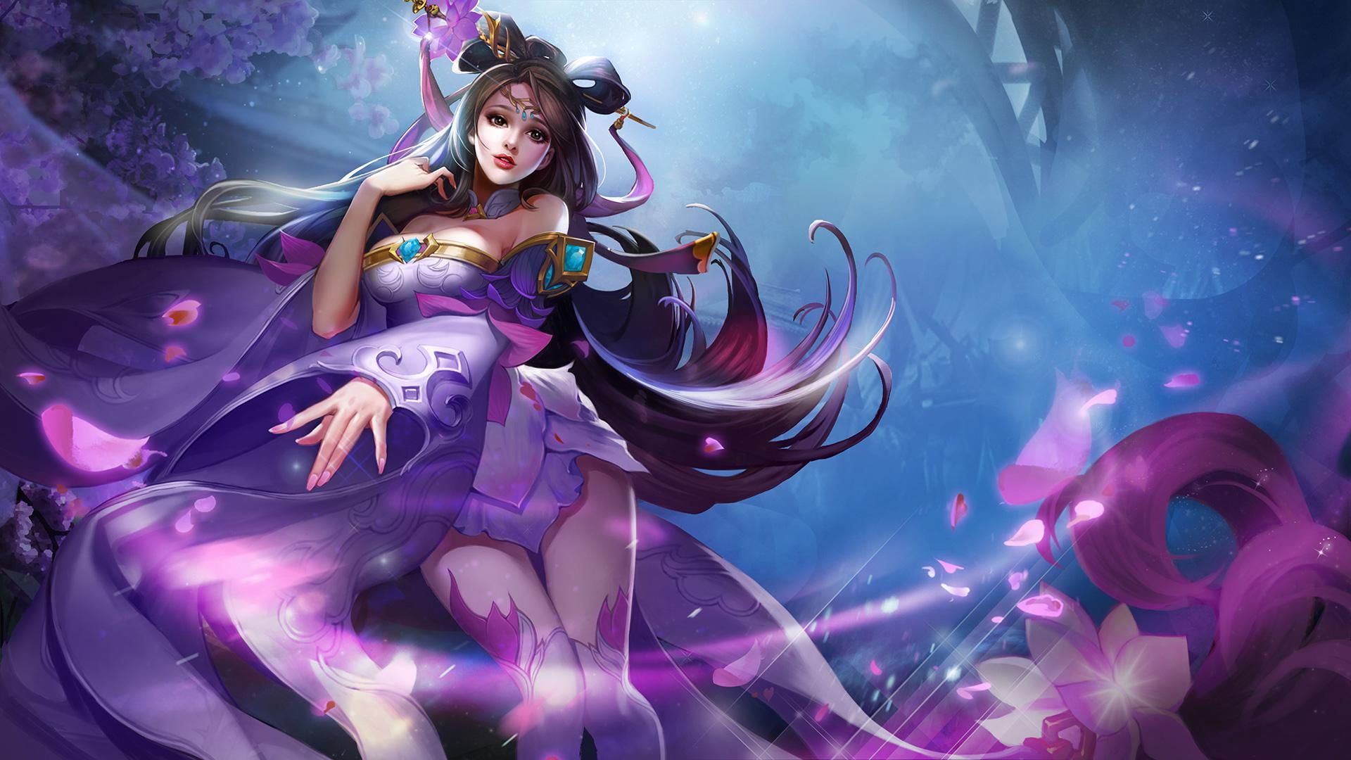 master, clothes, hd, glory, 1080P, purple, chan, diao, desktop, king, HD Wallpaper