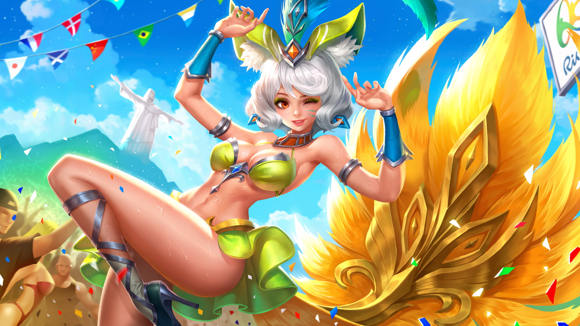  olympic, glory, games, daji, hero, desktop, king, hd, 1080P, skin, HD Wallpaper