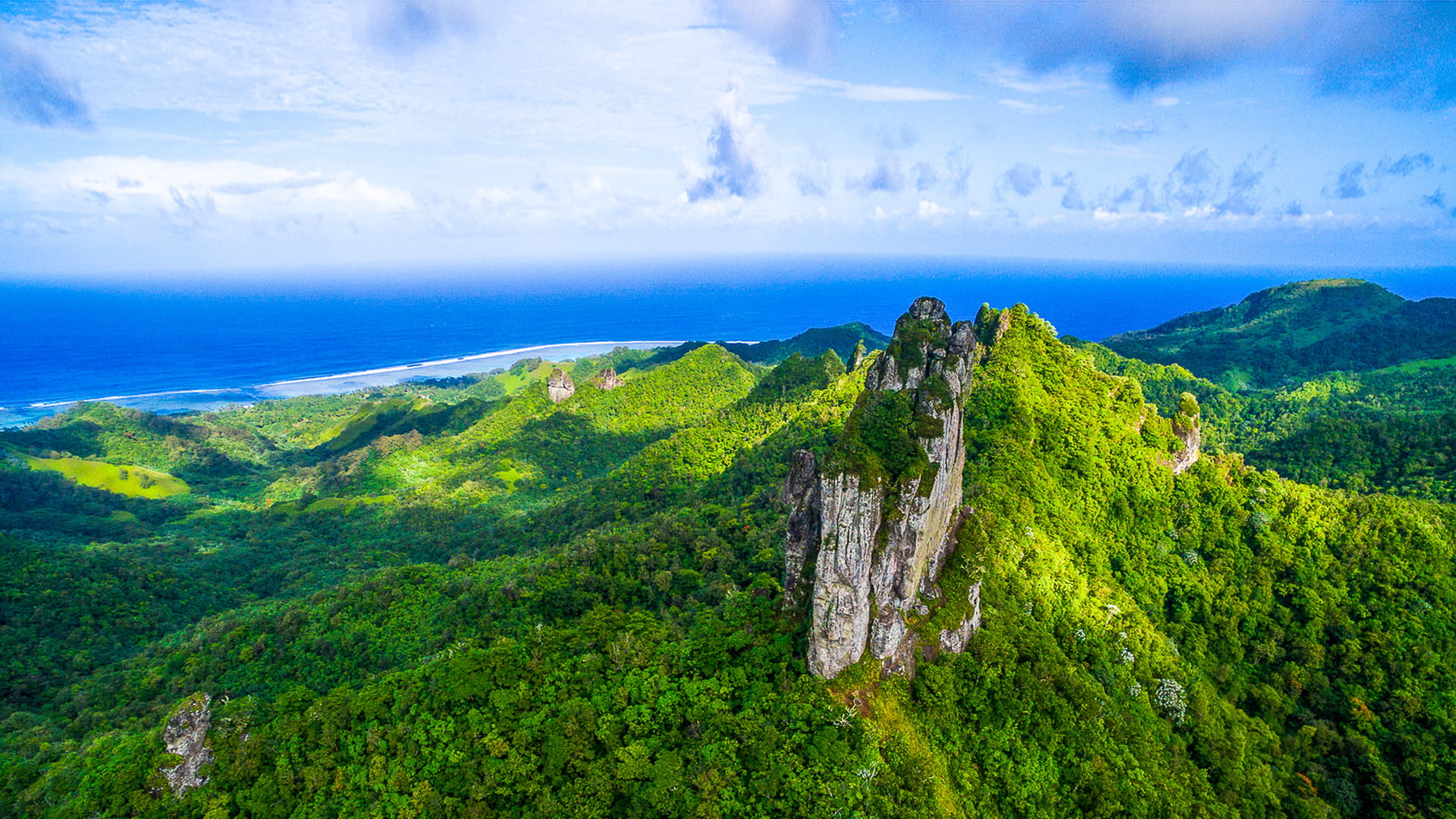sandy, south, beaches, waters, lush, reefs, pacific, jungle, 1080P, clean, islands, coral, cook, desktop, diving, HD Wallpaper