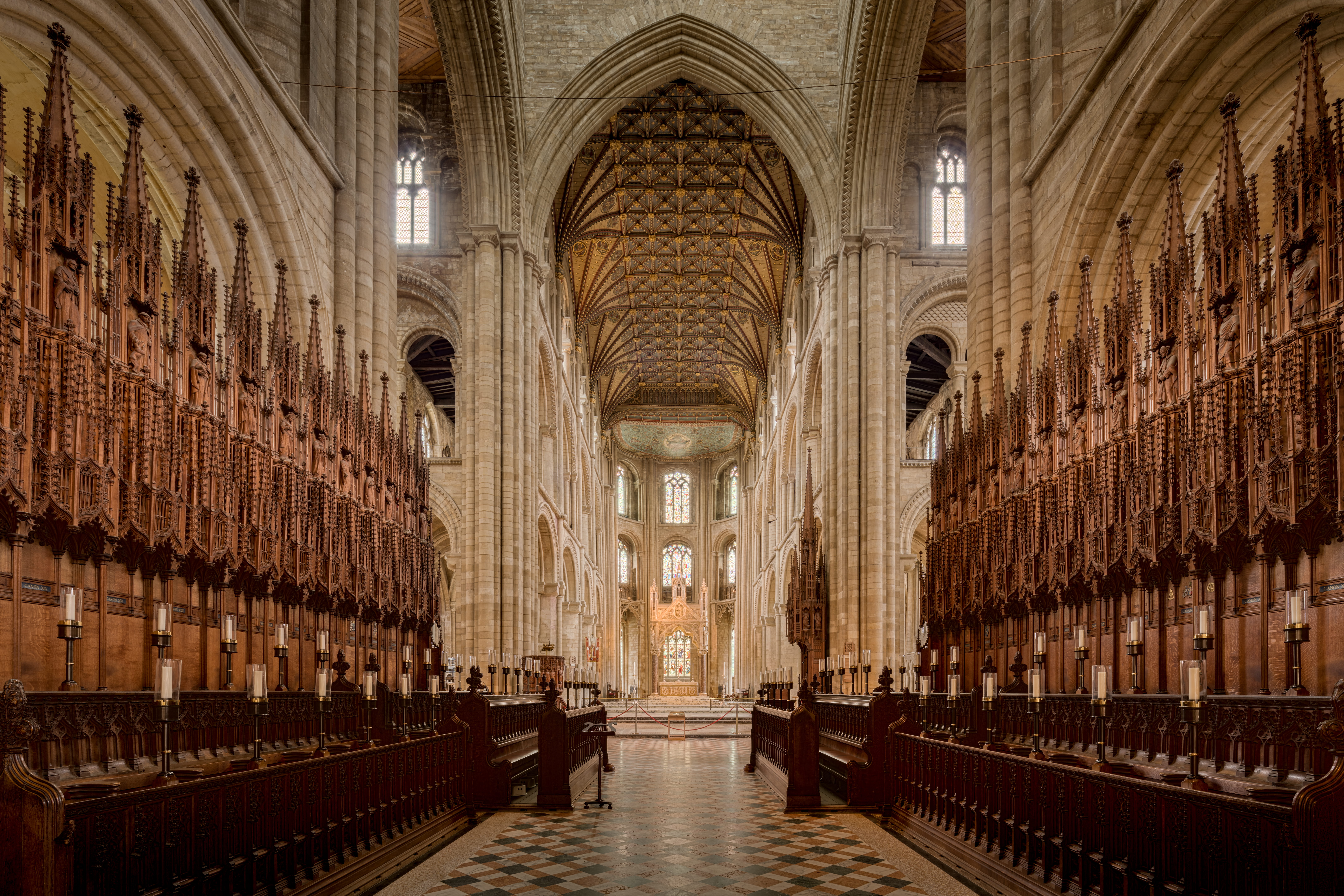 architecture and art, history, building, hallway, in a row, brown, indoors, religiou, church, the past, architecture And Buildings, cathedral, architecture, HD Wallpaper