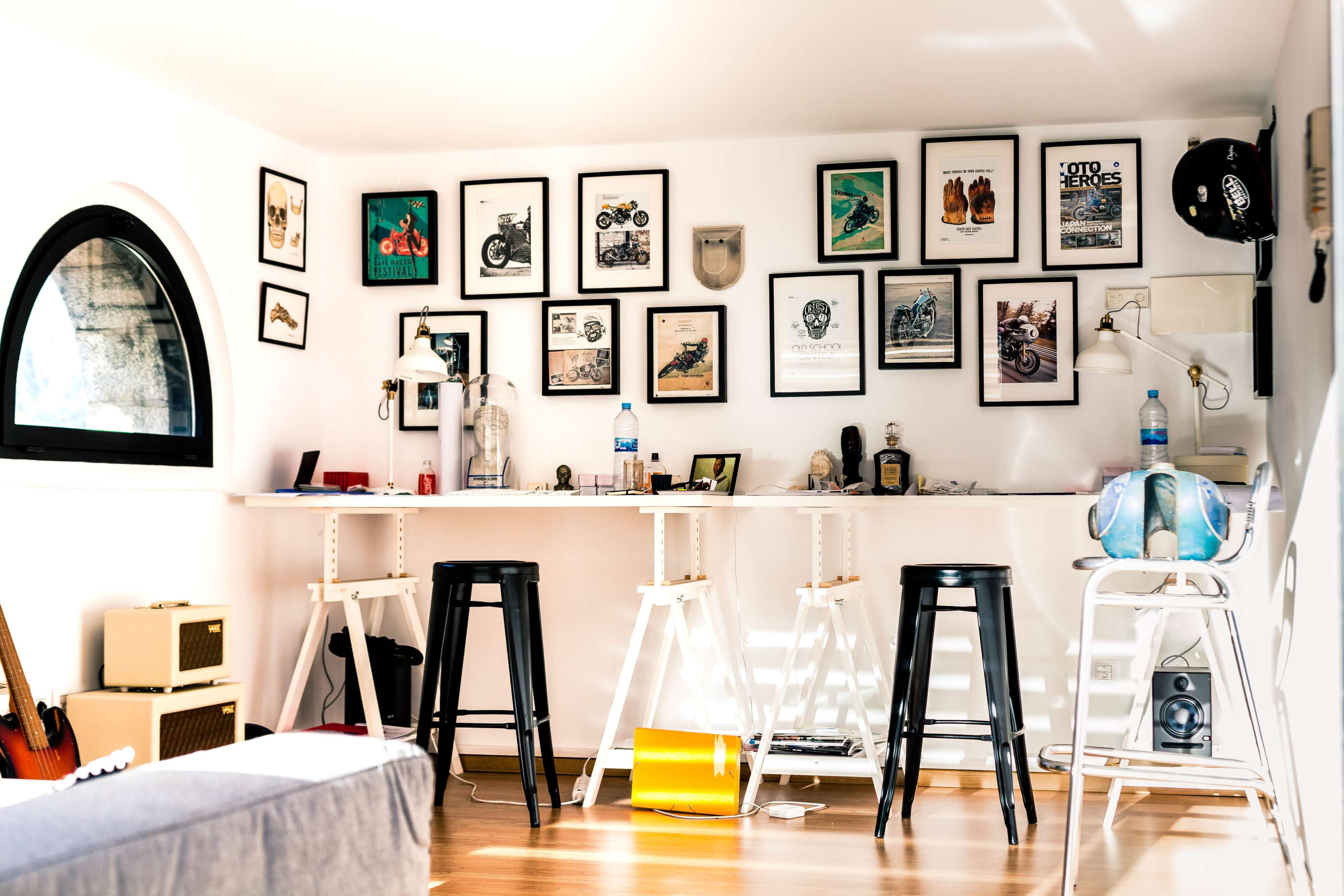 house, no people, home interior, large group of objects, apartment, glass - material, arrangement, daylight, table, modern, absence, interior, seat, 4K, HD Wallpaper