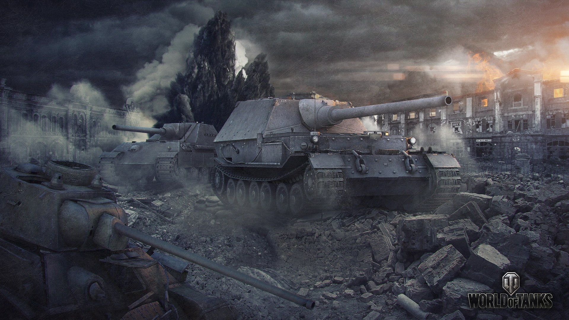 armored Tank, tank, metal, war, t-34, Ferdinand, power, destruction, tanks, old, iron - Metal, day, russia, artillery, wot, air pollution, 1080P, steel, HD Wallpaper
