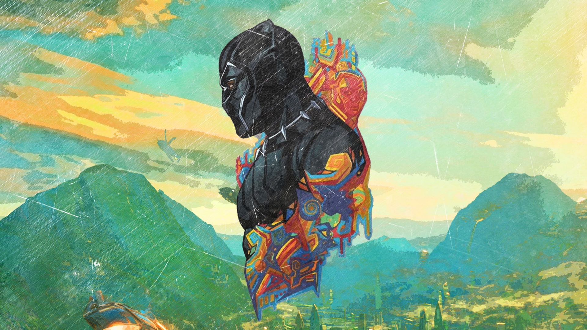 Wakanda, Black Panther, Marvel, Africa, 1080P, T`Challa, HD Wallpaper