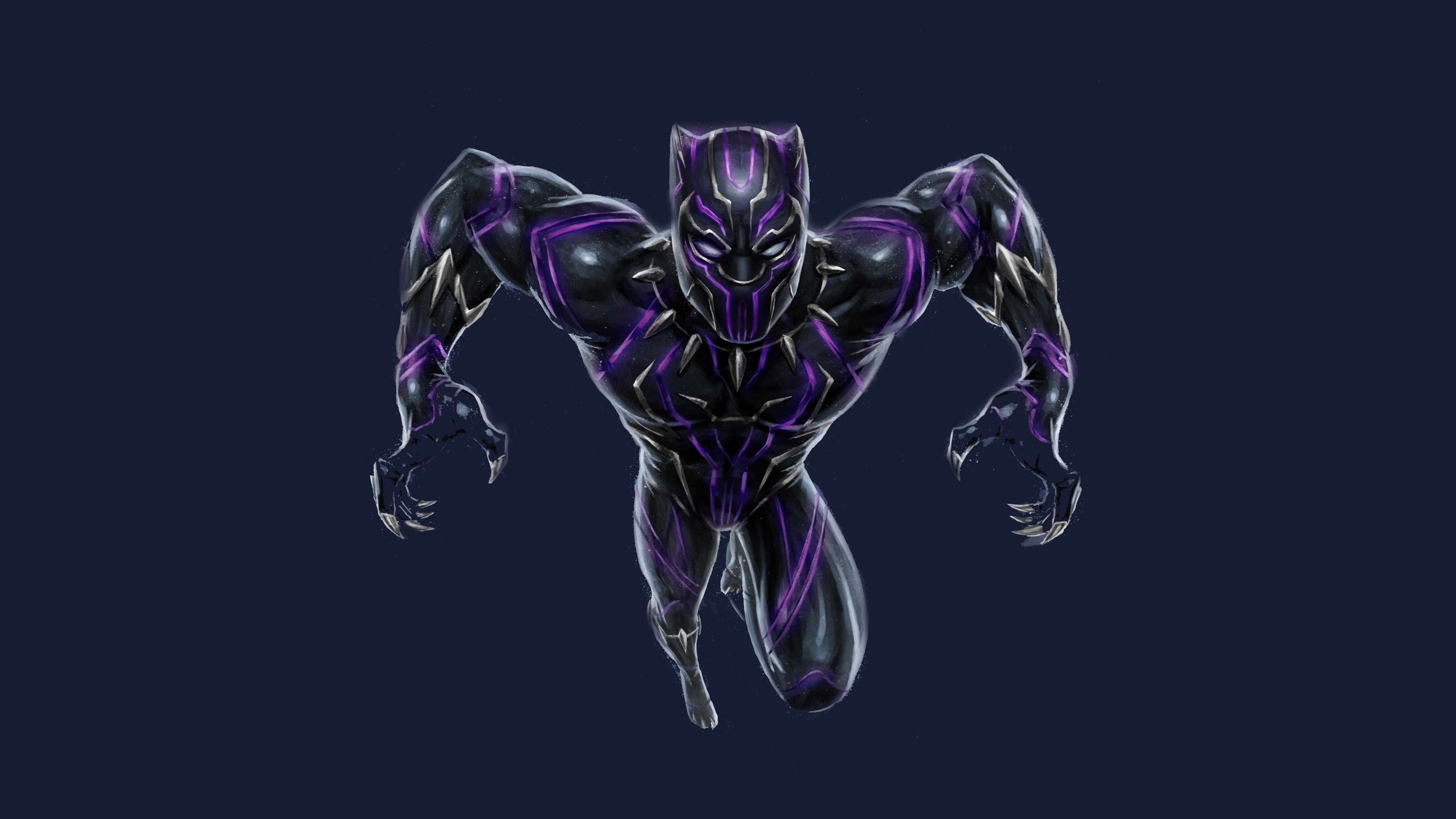 Artwork, Black Panther, 4K, 4K, HD Wallpaper