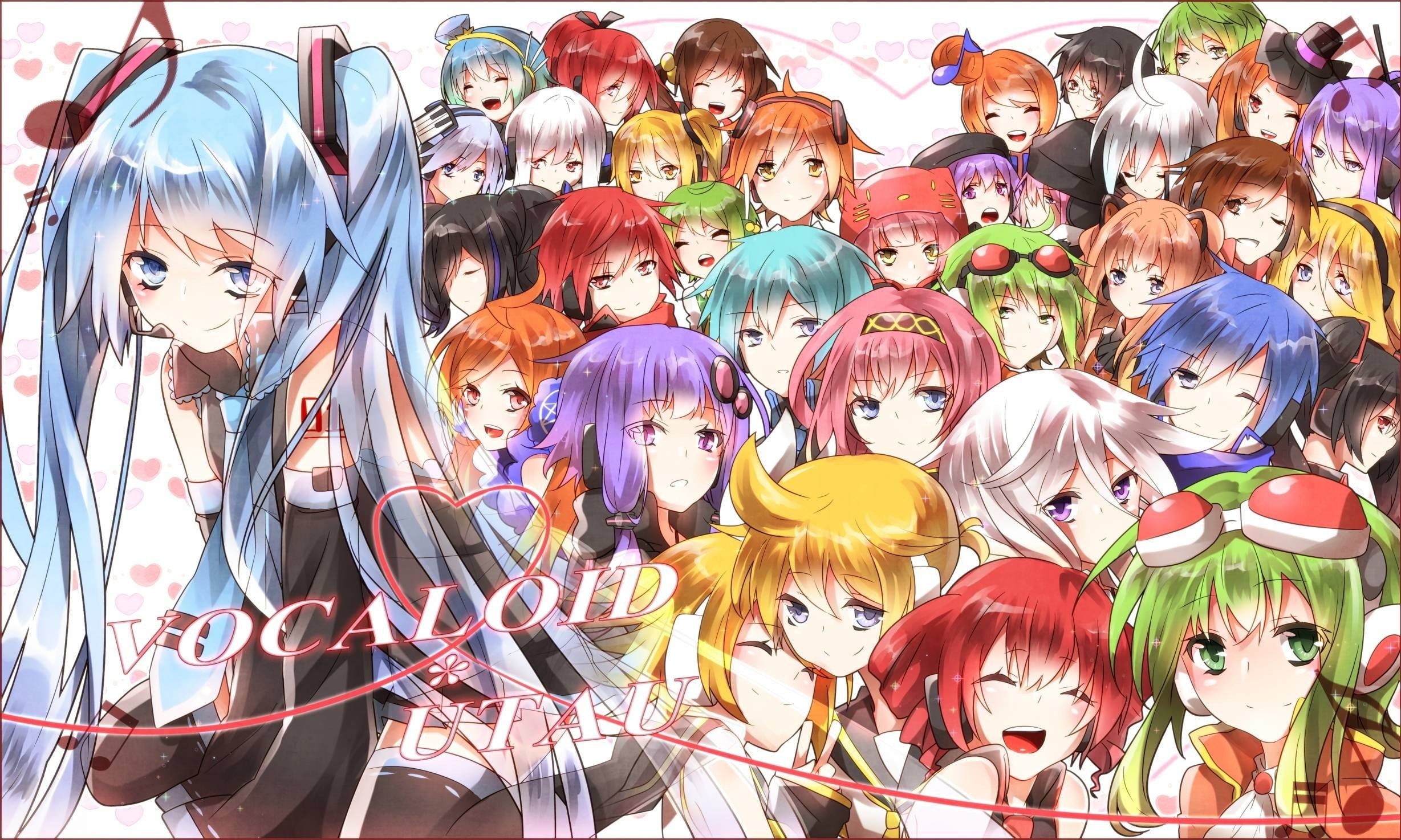 Gumi, Hatsune, Kagamine, female likeness, craft, creativity, full frame, Len, abundance, Kasane, Utau, Megpoid, Rin, Fanmade, variation, retail, collection, HD Wallpaper