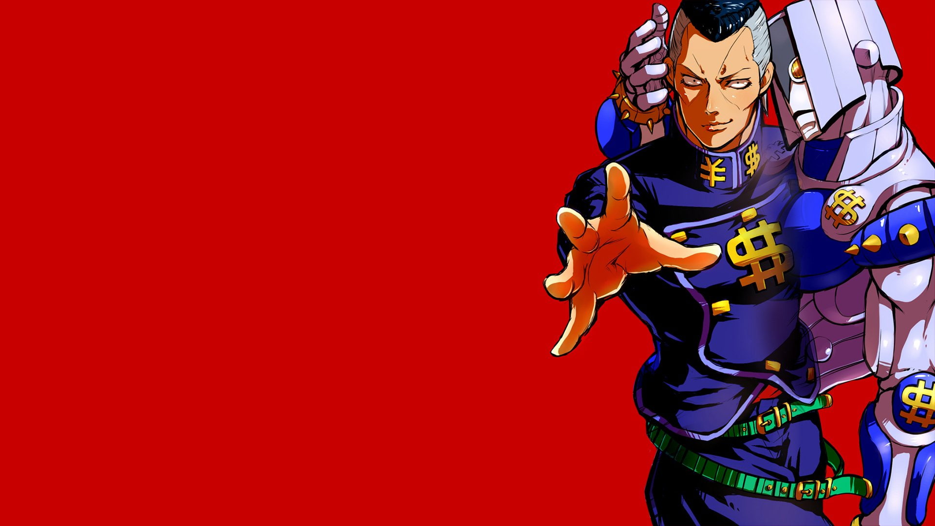 Okuyasu Nijimura, 1080P, Anime, Jojos Bizarre Adventure, HD Wallpaper